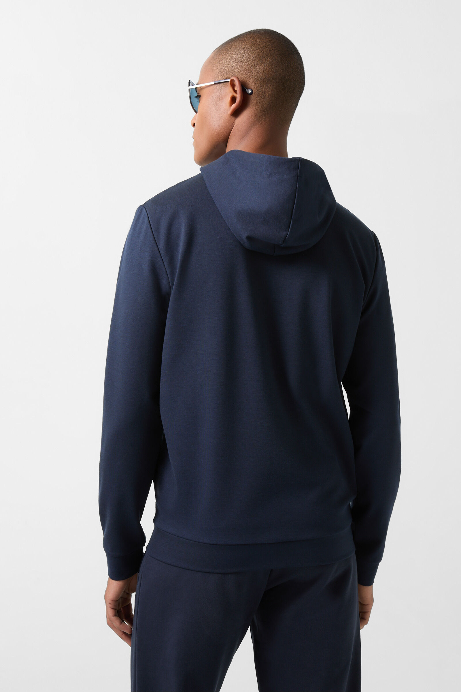 Navy blue sweat jacket shop