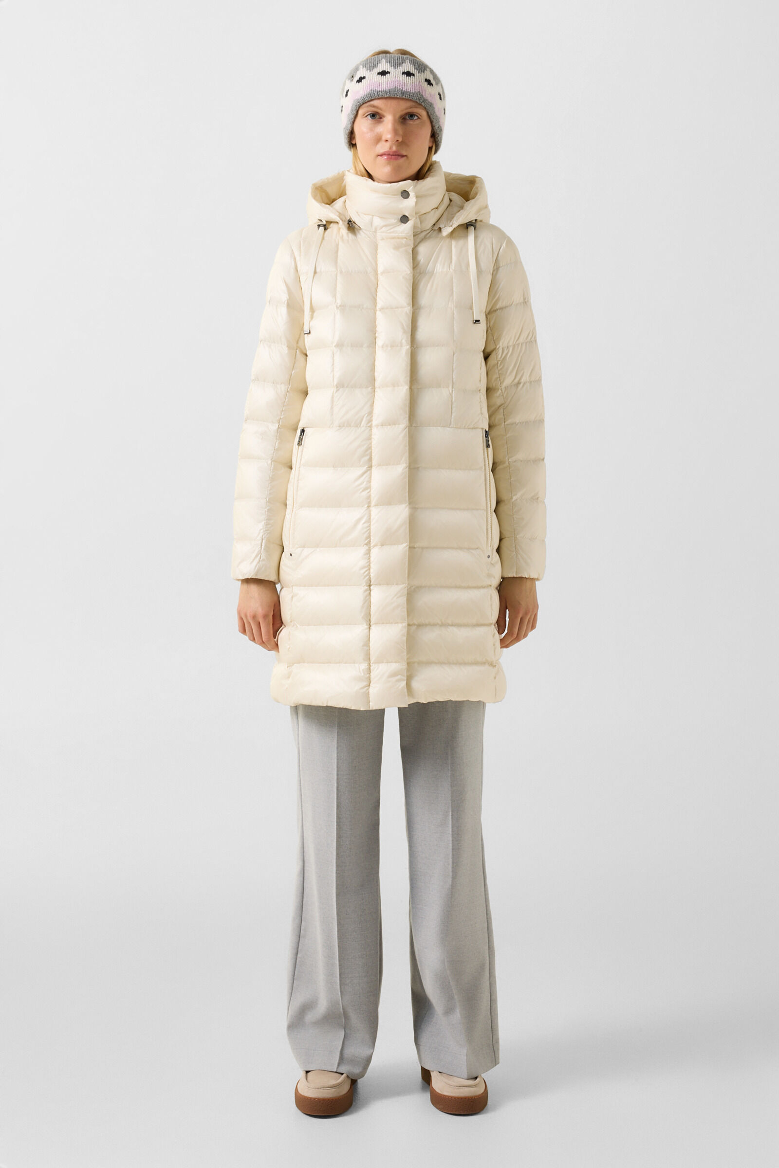Daunenmantel Meryl Off-White