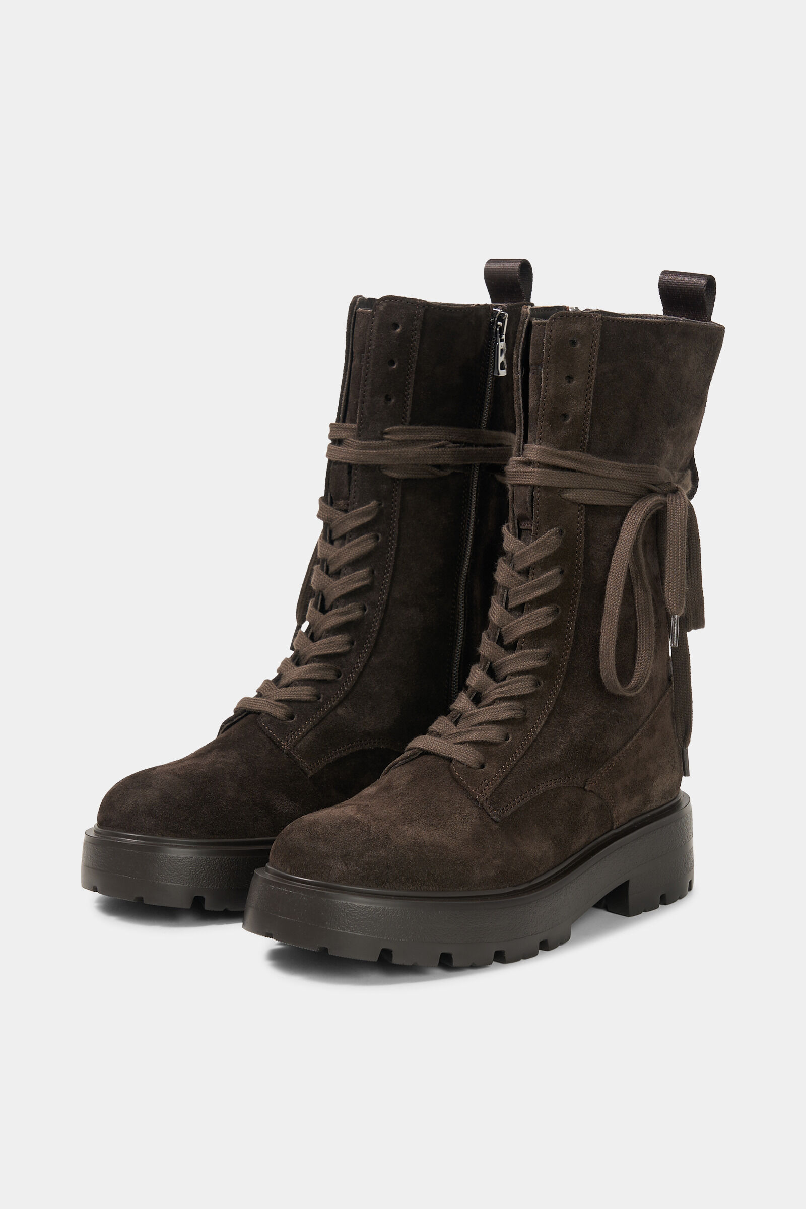 Schn&uuml;rboots Riga Dunkelbraun
