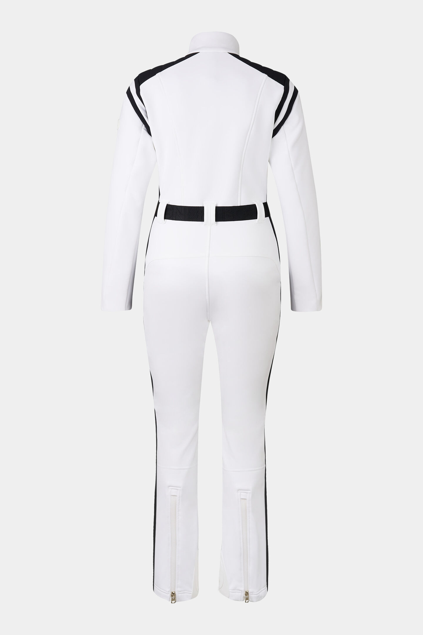 Janny softshell ski overall White/black