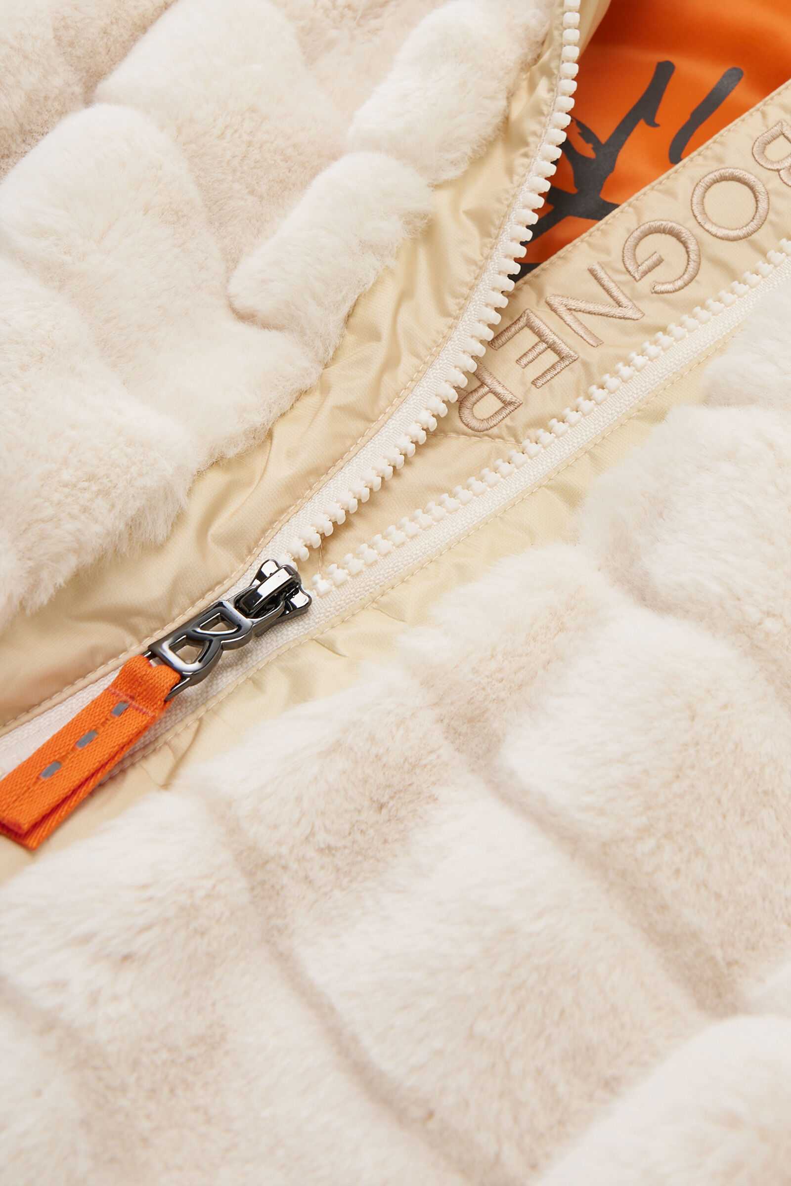 Kids Gilet en fausse fourrure Milena Beige