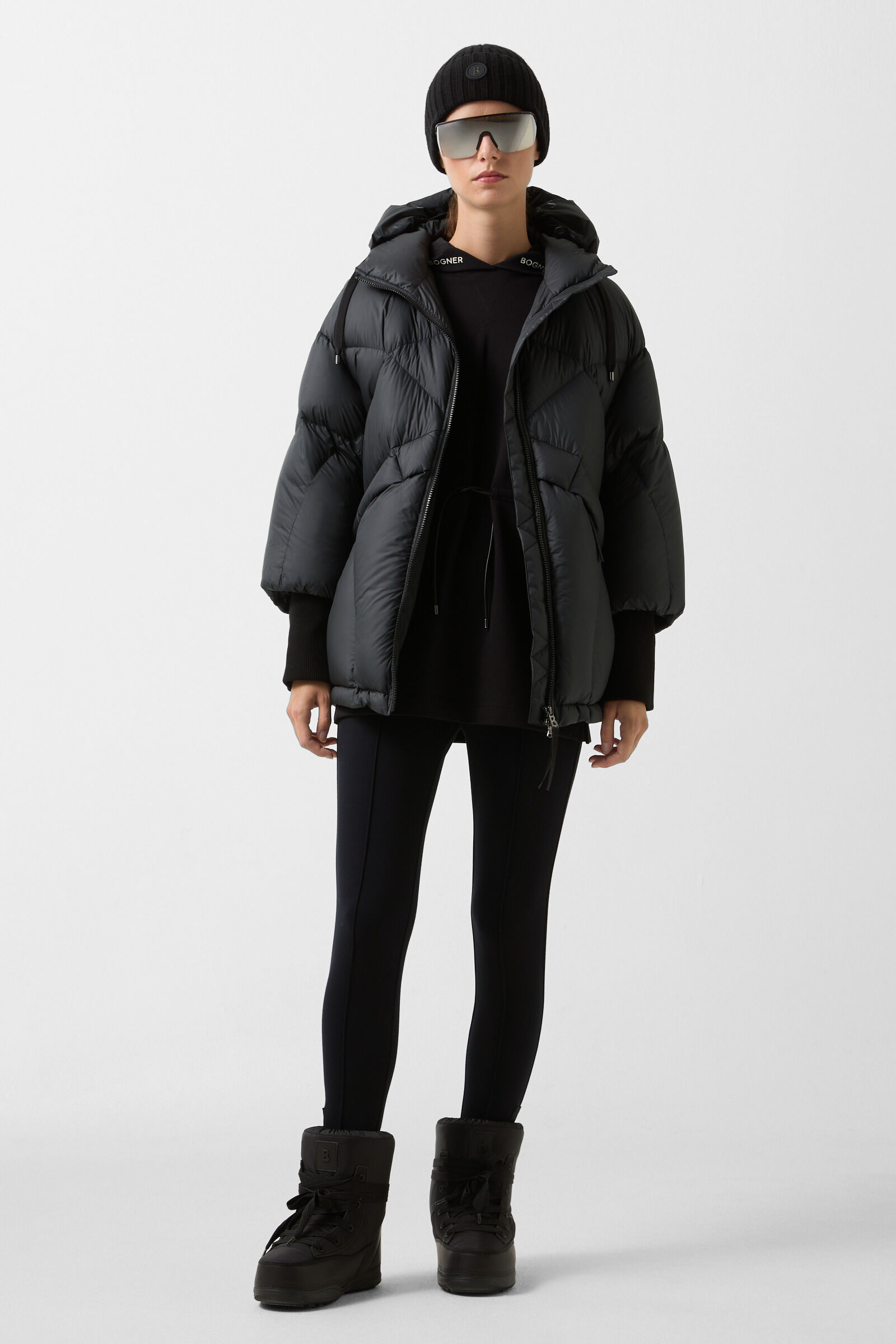 Kaela jersey stirrup trousers Black