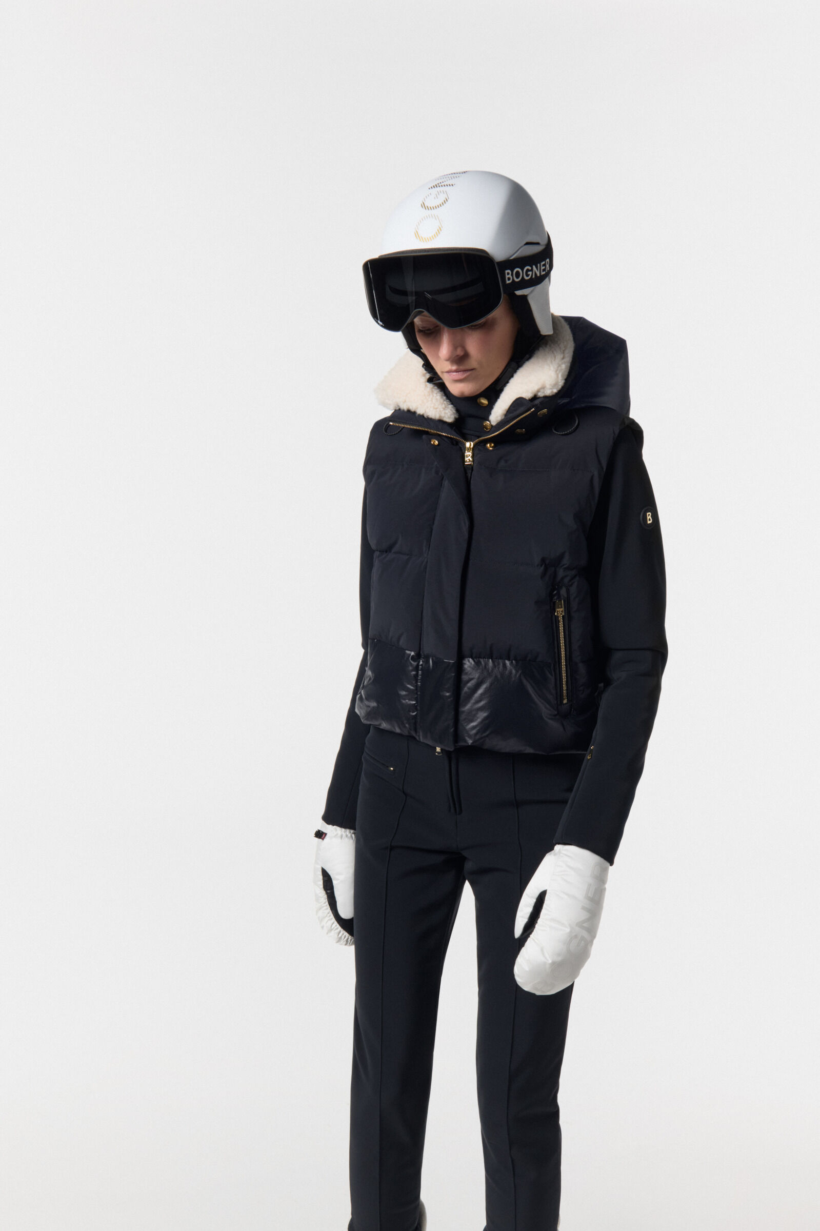 Maja down ski jacket Black