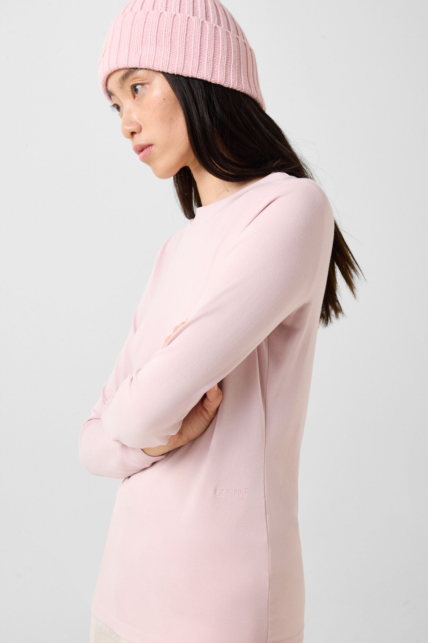 Alexi long-sleeved top Ros&eacute;