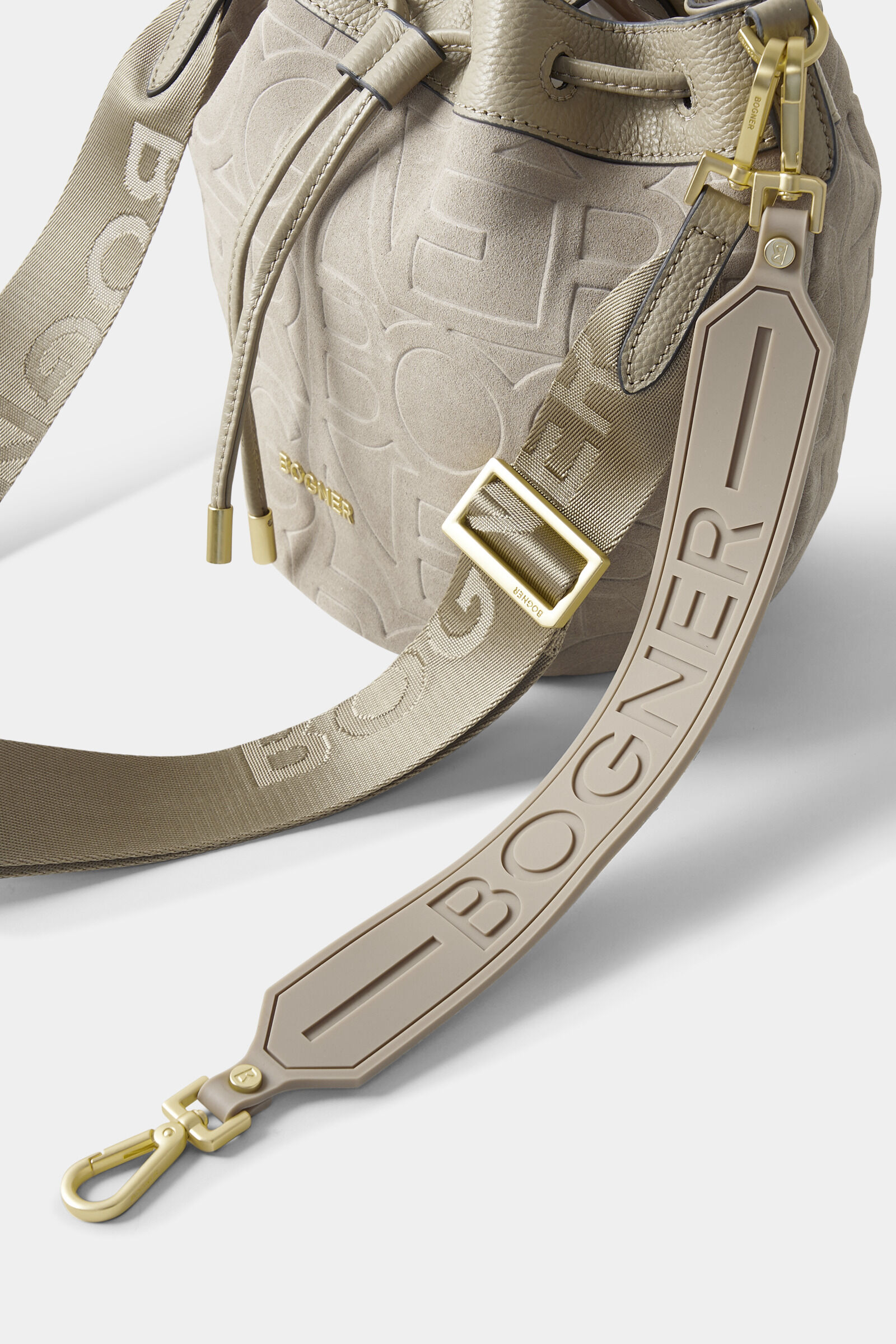 Bucket Bag Glarus Neve Ines Taupe