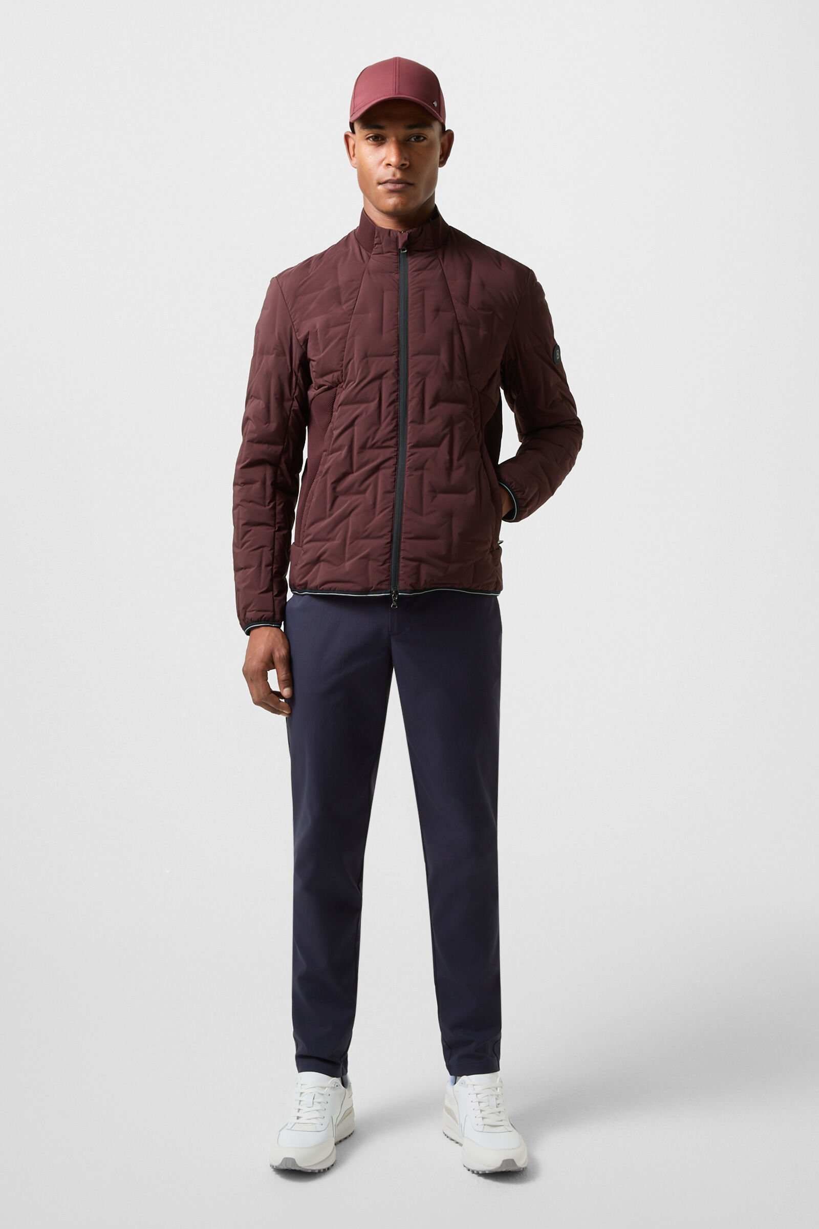 Saschan lightweight down jacket Bordeaux