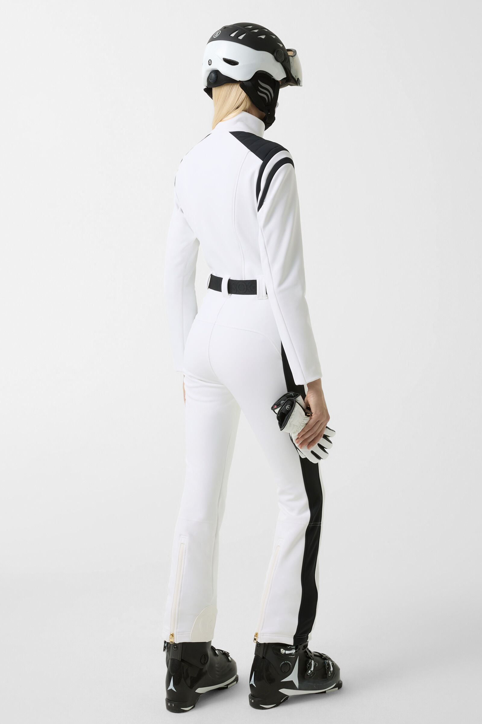 Combinaison de ski softshell Janny blanc/noir