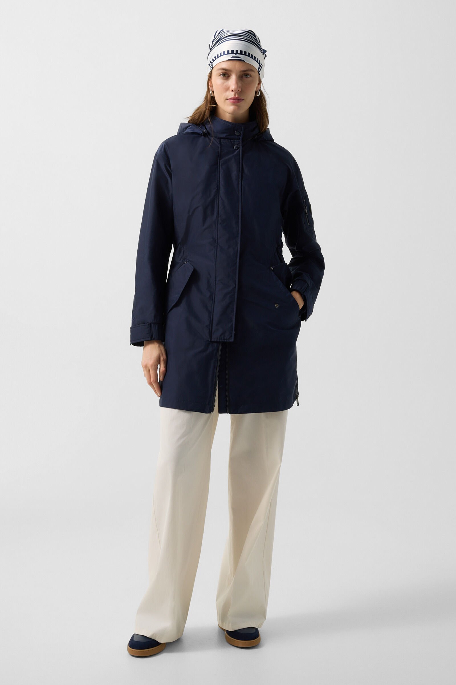 Parka Zofia Navy-Blau