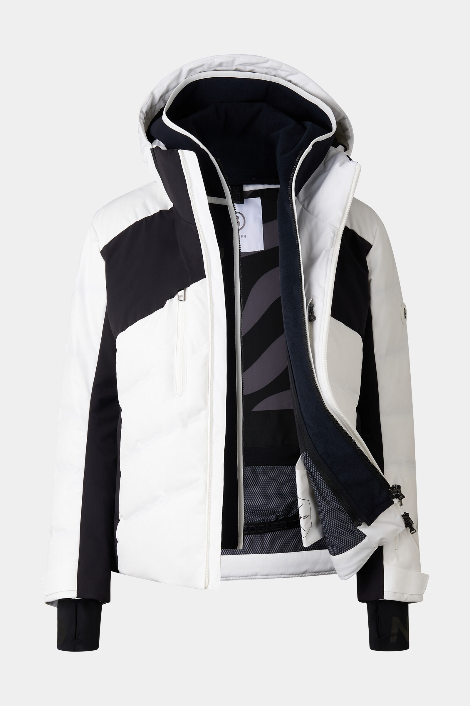Jervis ski jacket White/black