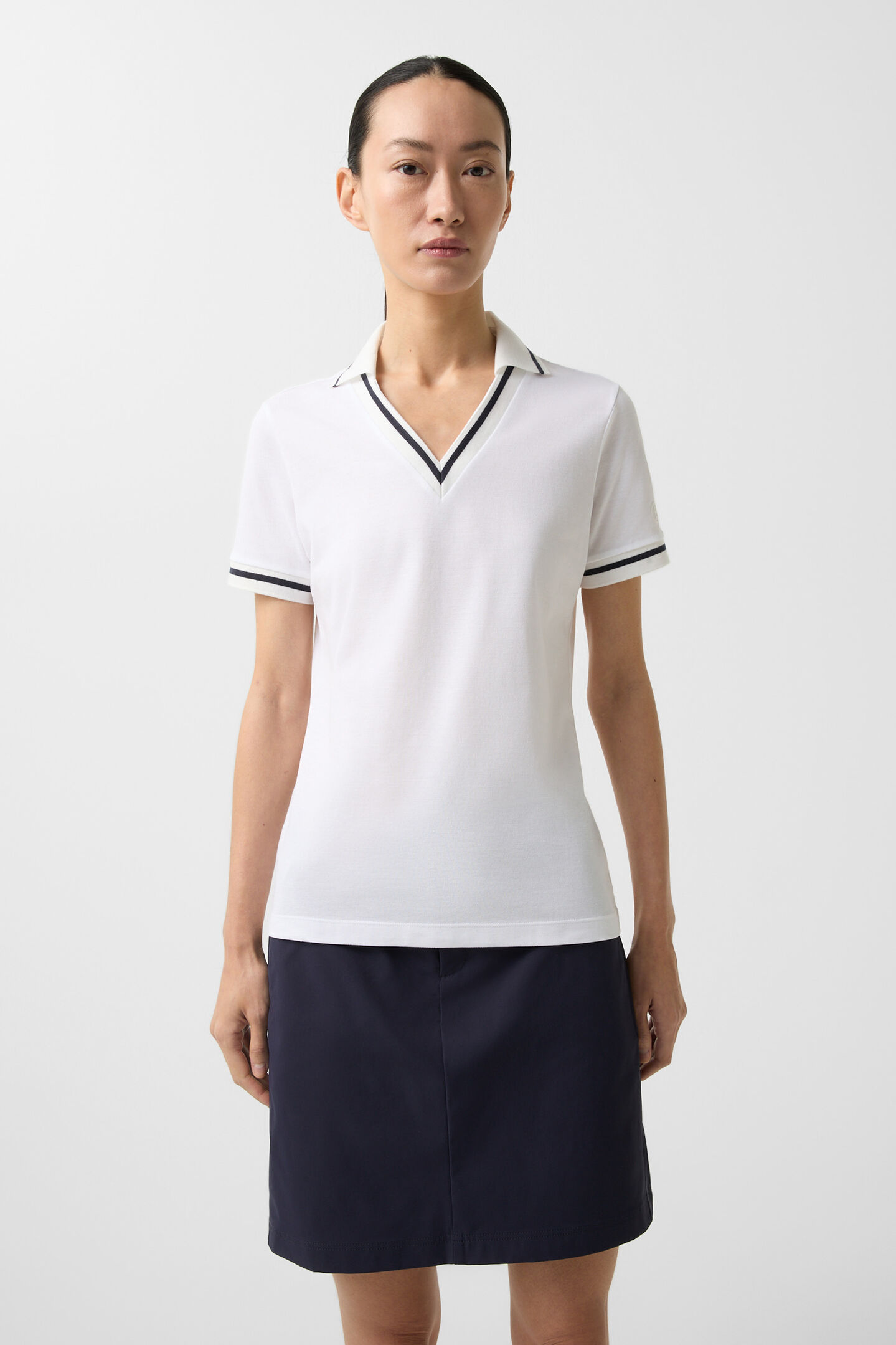 Lydia functional short-sleeved top Off-White