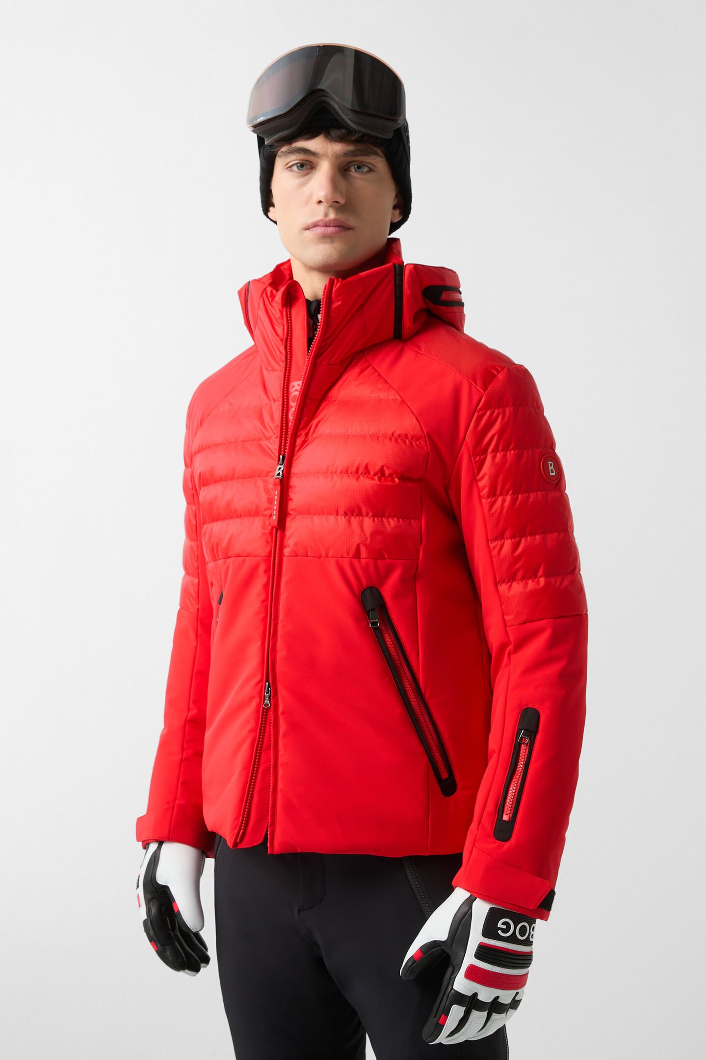 Henik down ski jacket Red
