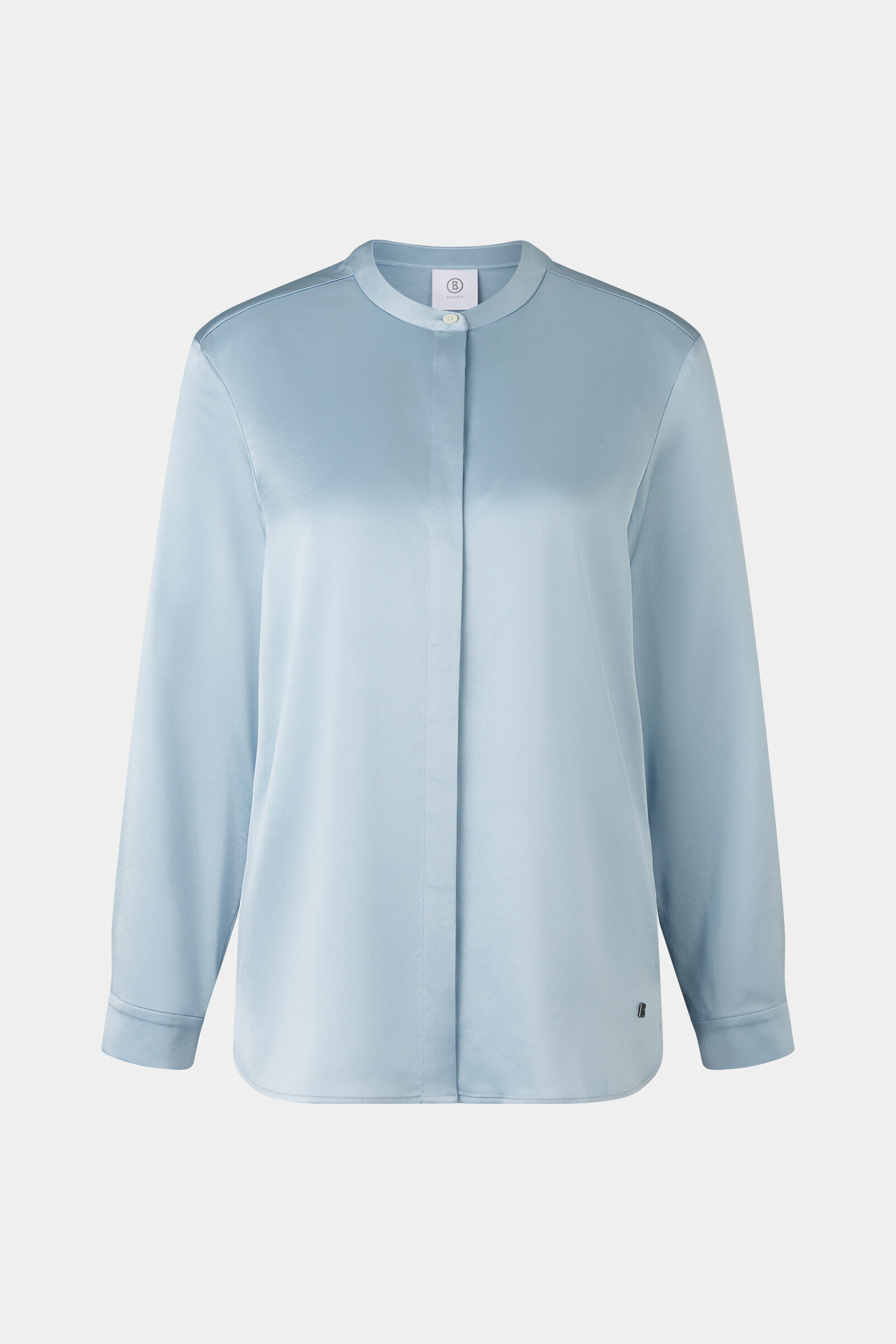 Gerrit satin blouse Light blue
