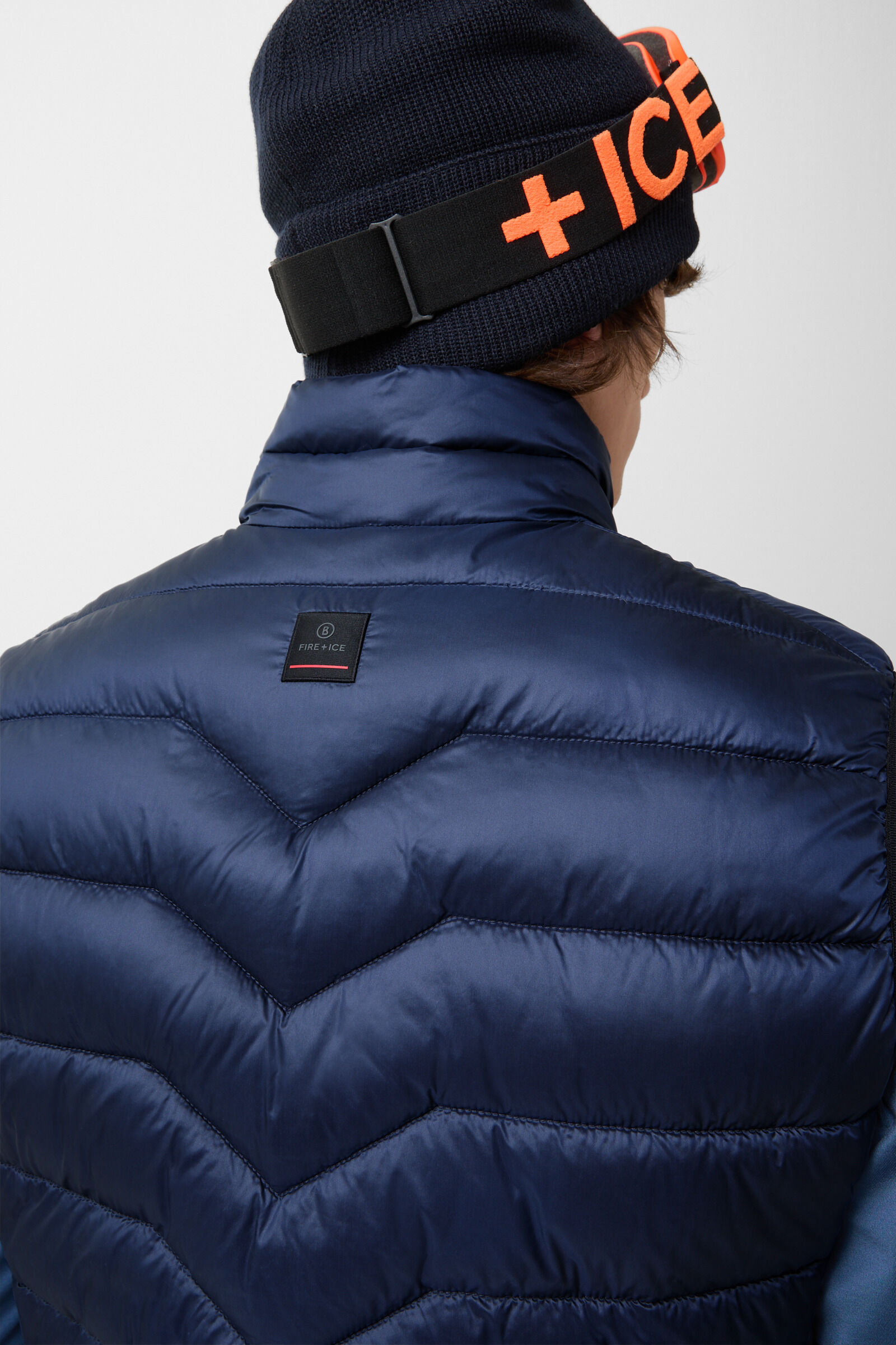 Homer quilted vest Dark blue