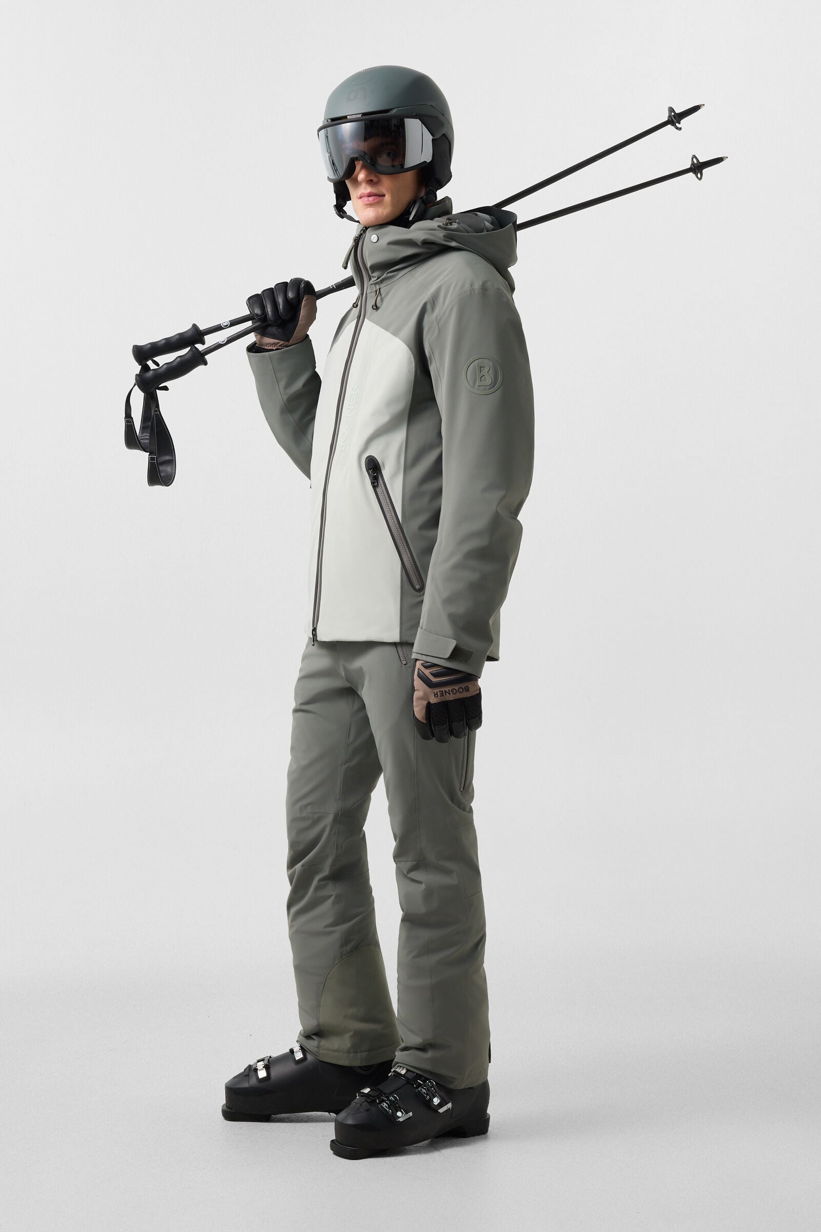 Fenno ski jacket Sage Grey