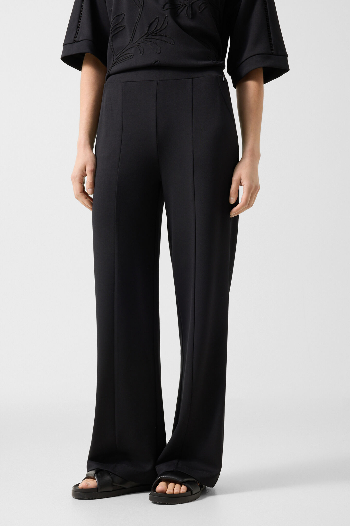 Ruby jersey trousers Black