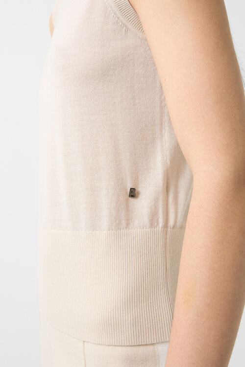 Isola Knitted top Cream