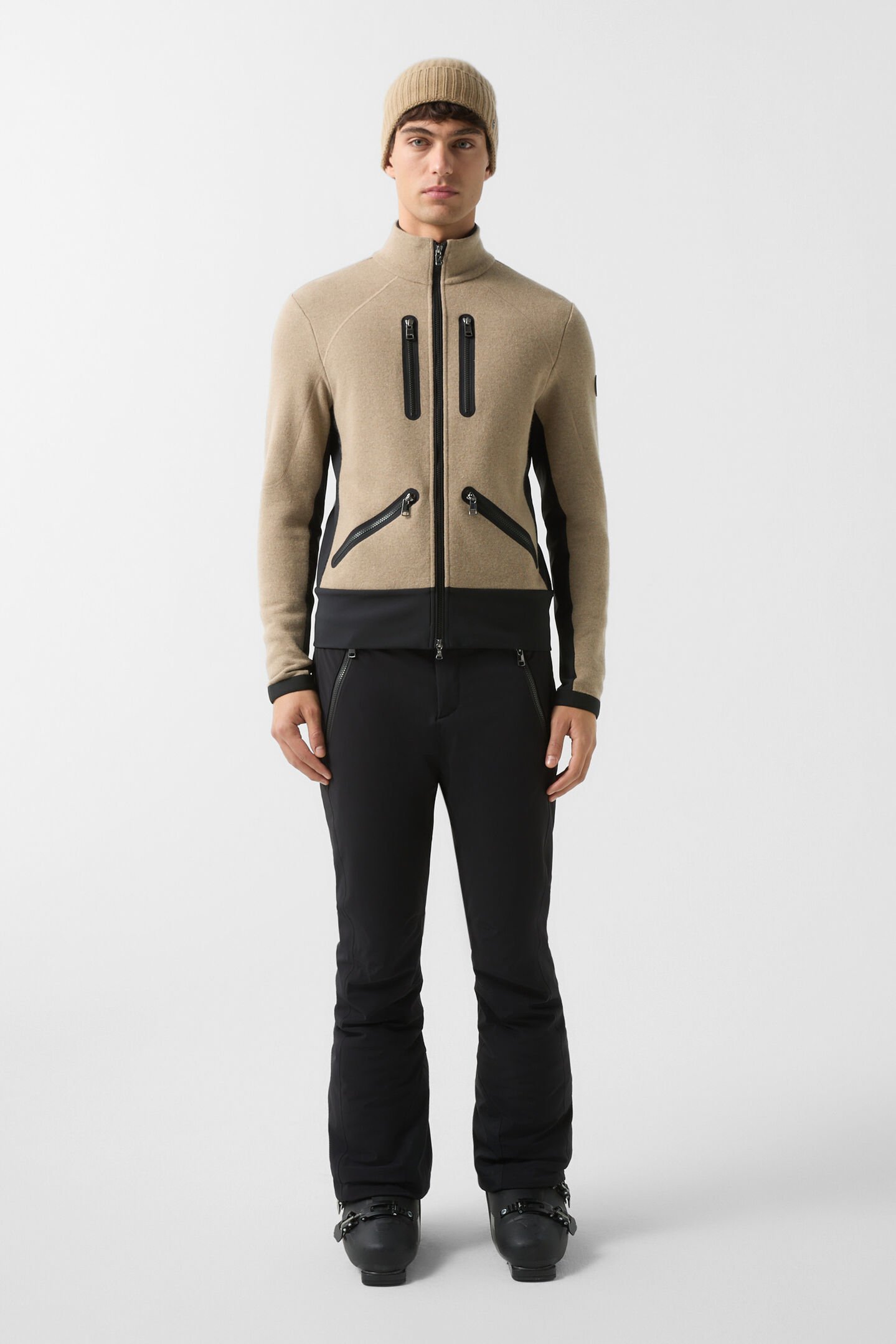 Midlayer Curtis Brown/black