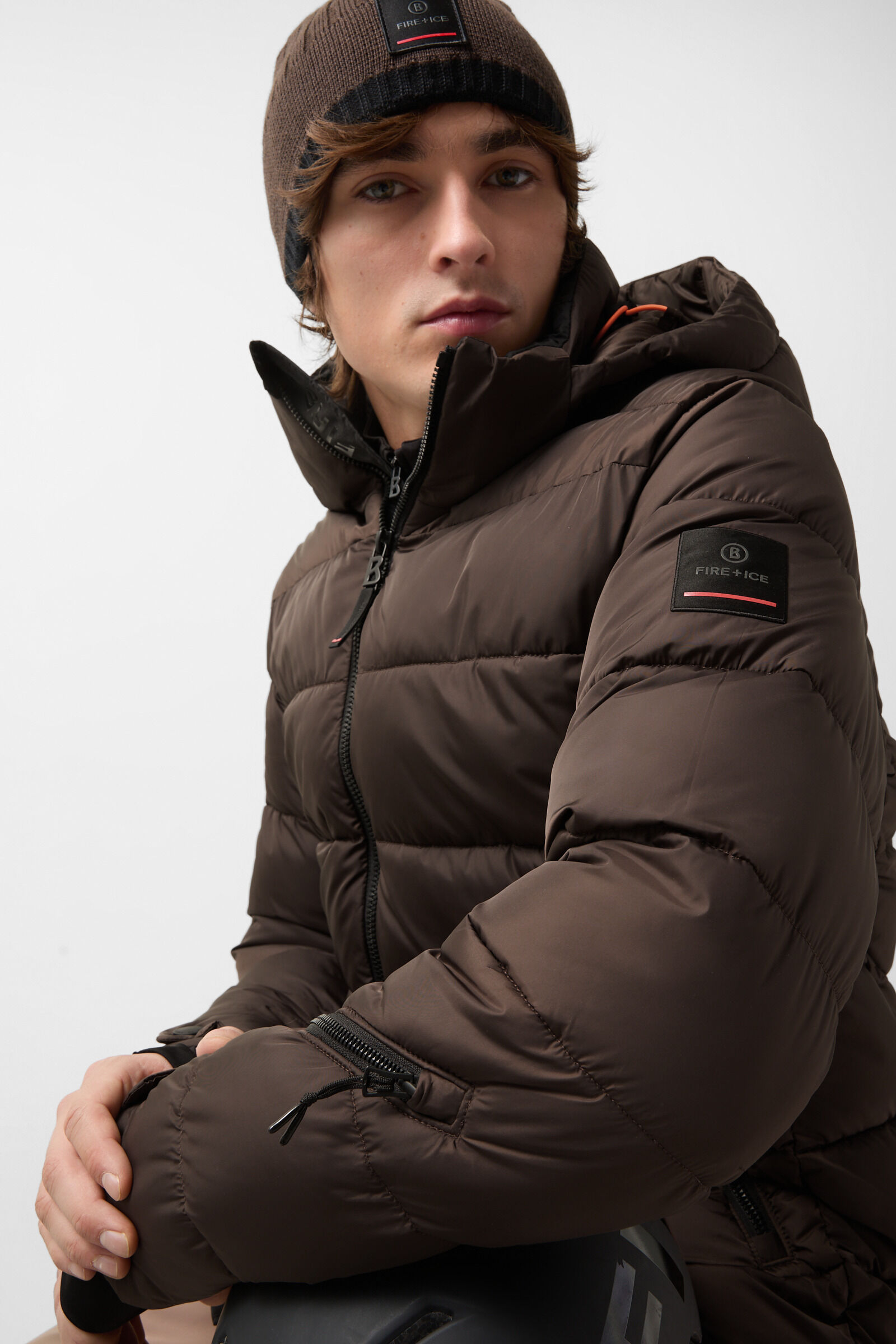 Ski jacket Luka Chocolate