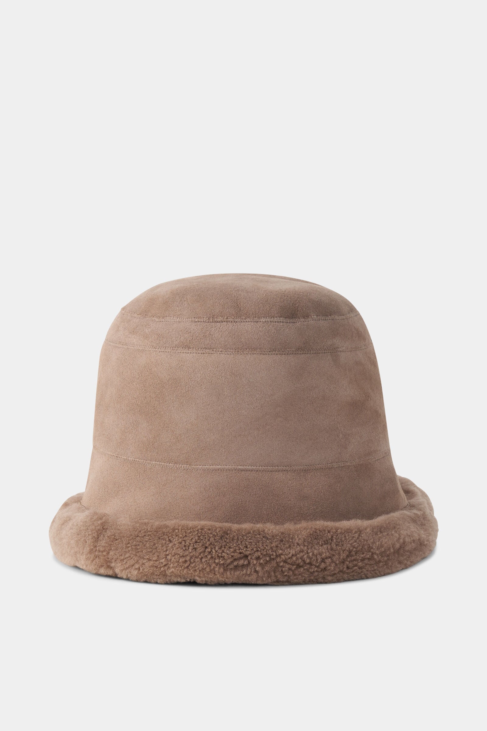 Arno Lambskin Bucket Hat Hazel