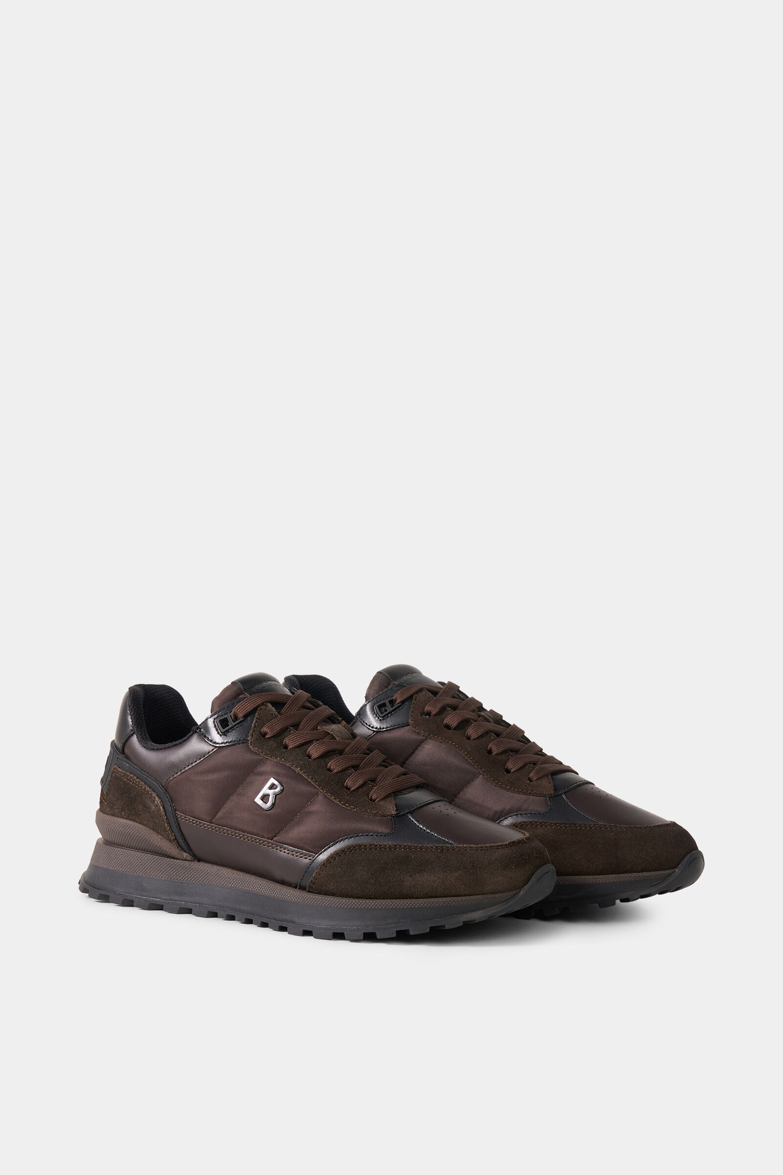 Newport running trainers Dark brown