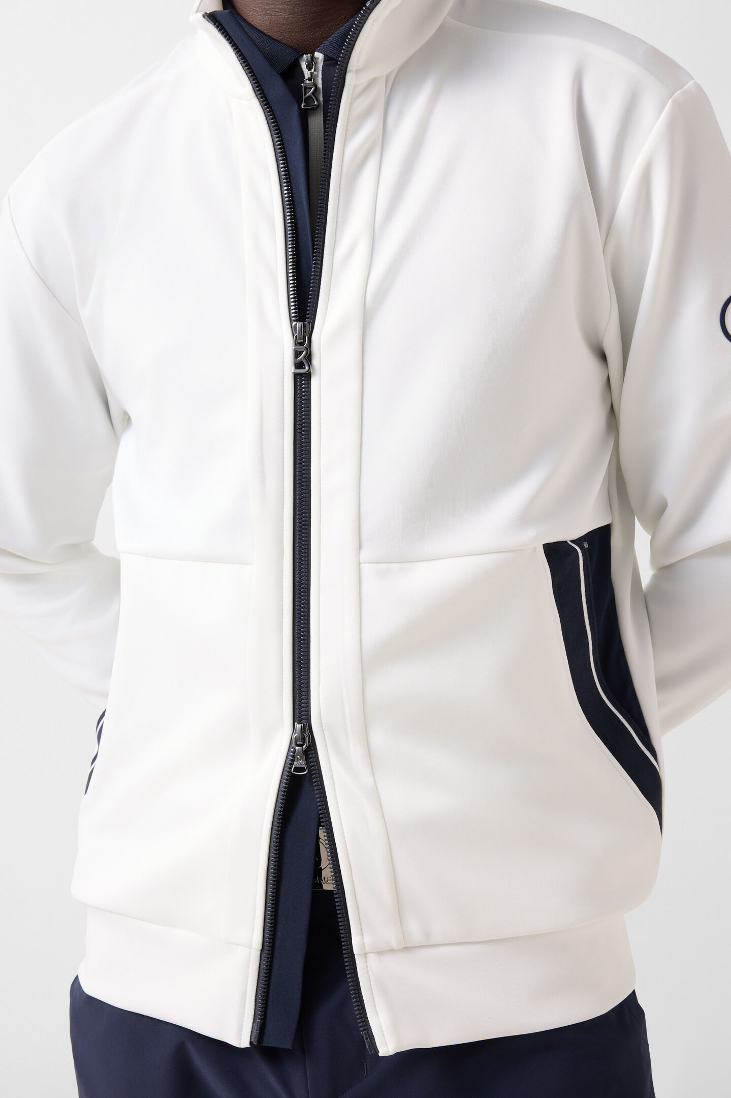 Semir functional jacket Off-white/navy blue