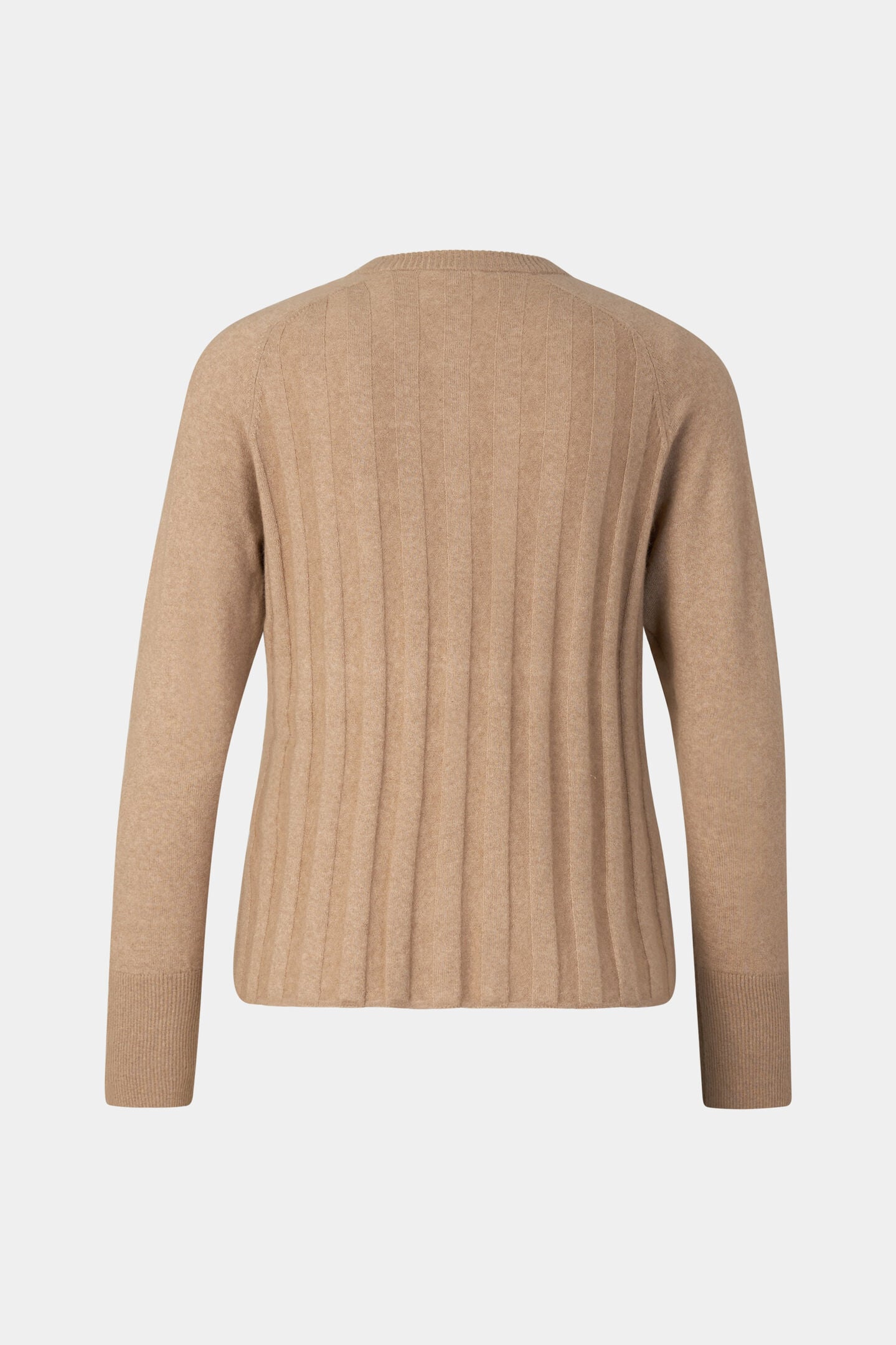 Tanja virgin wool cashmere cardigan Camel