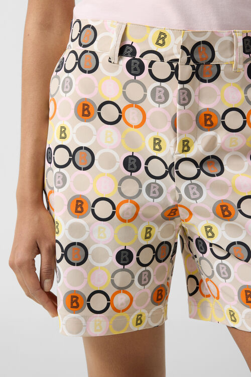 Funktions-Shorts Eleni Sand/Orange/Grau