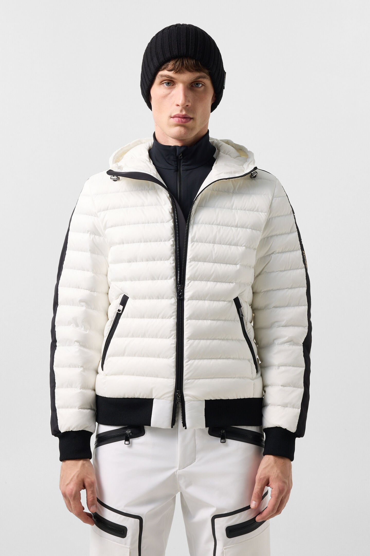 Bond mid-layer jacket White/Black
