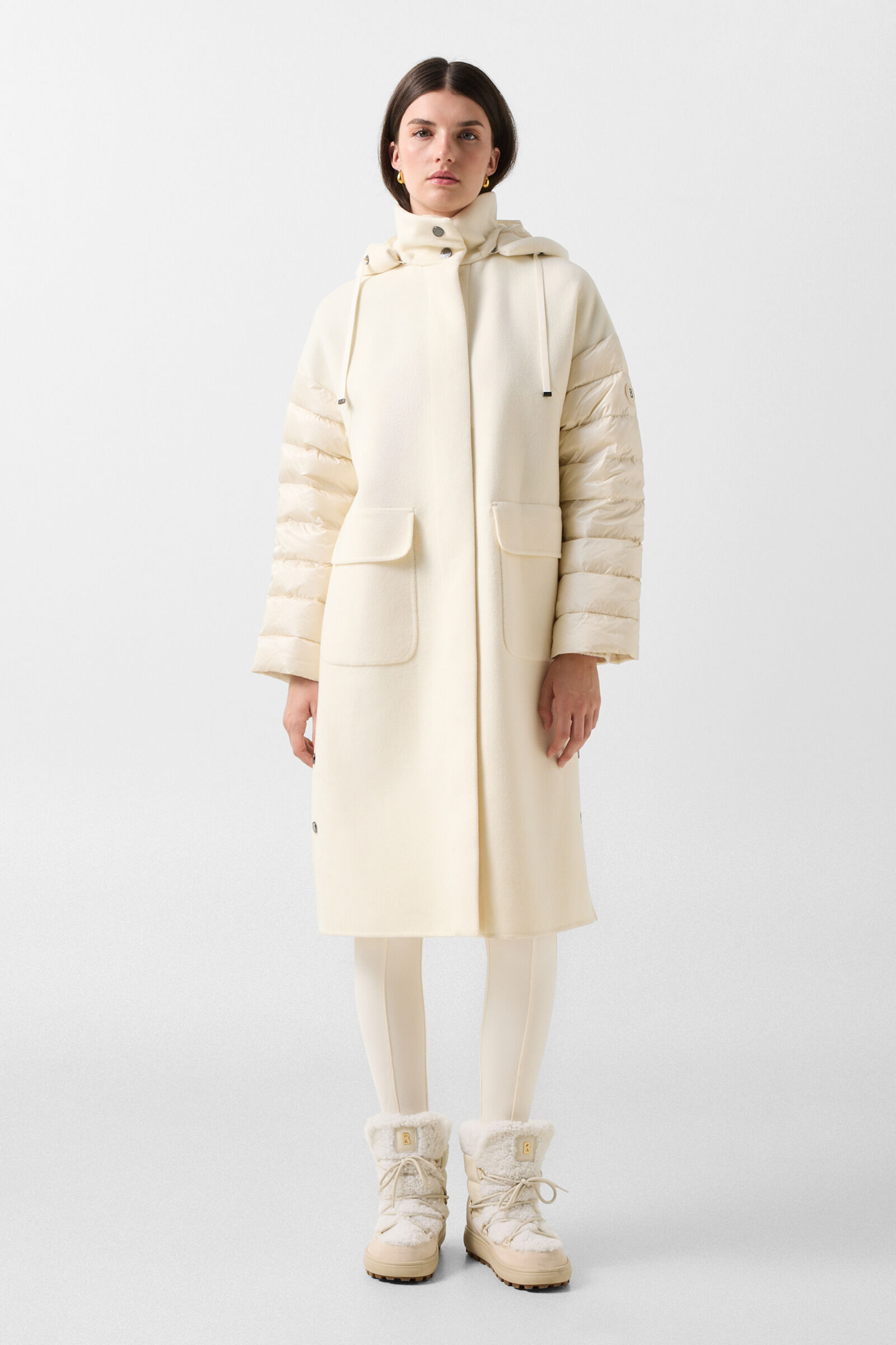 Trisha double-faced down coat Off-White