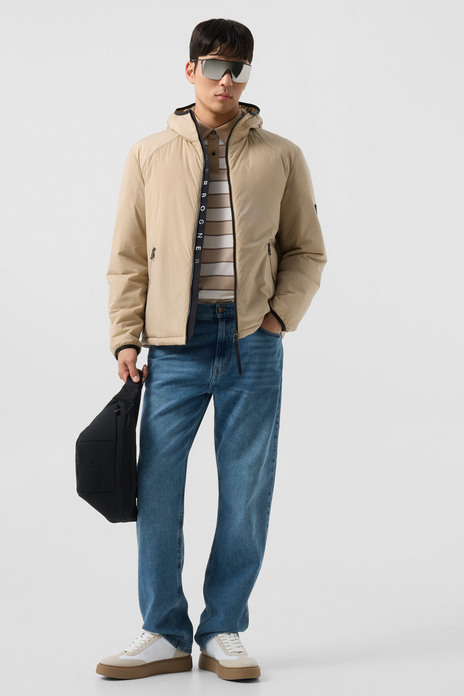 Clio lightweight down jacket Beige