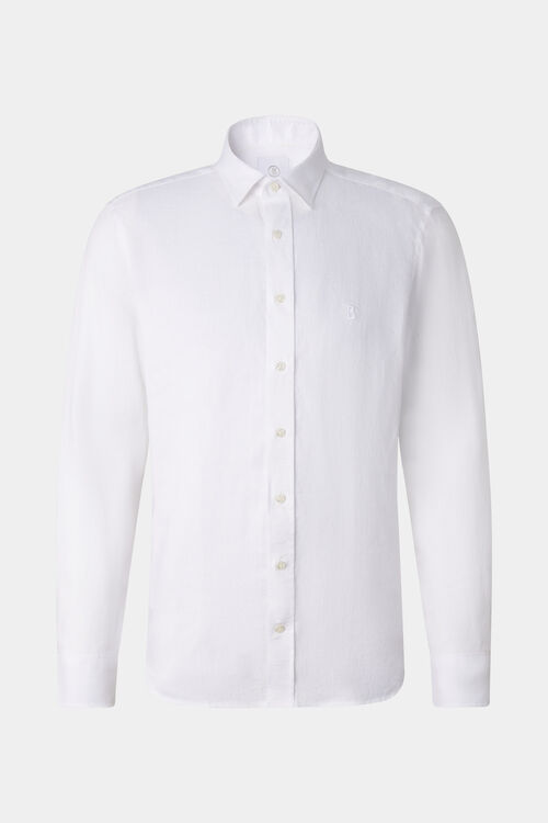 Leinen-Hemd Timi Wei&szlig;