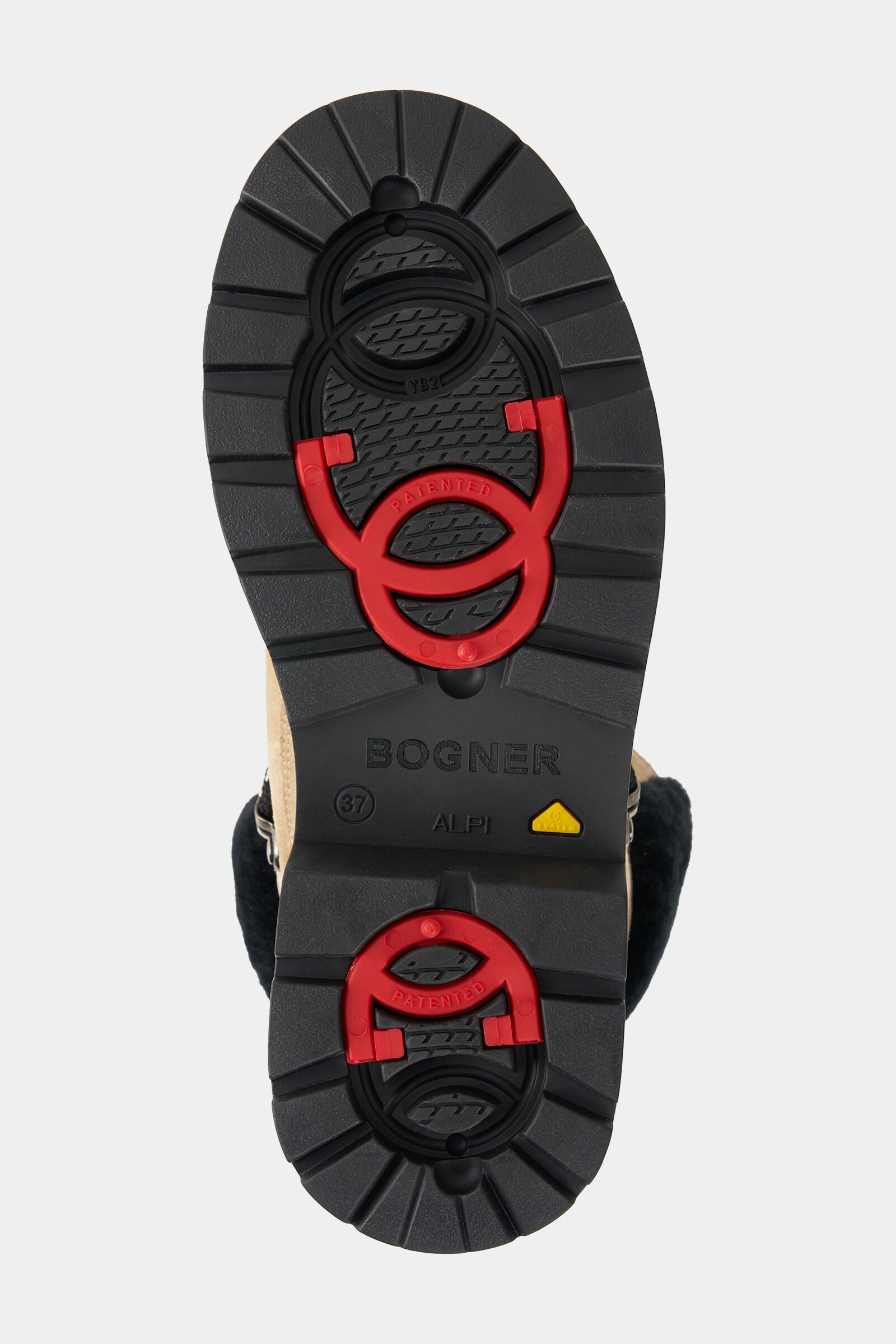 Lace-up boots St. Moritz x Bond 007 with spikes Beige