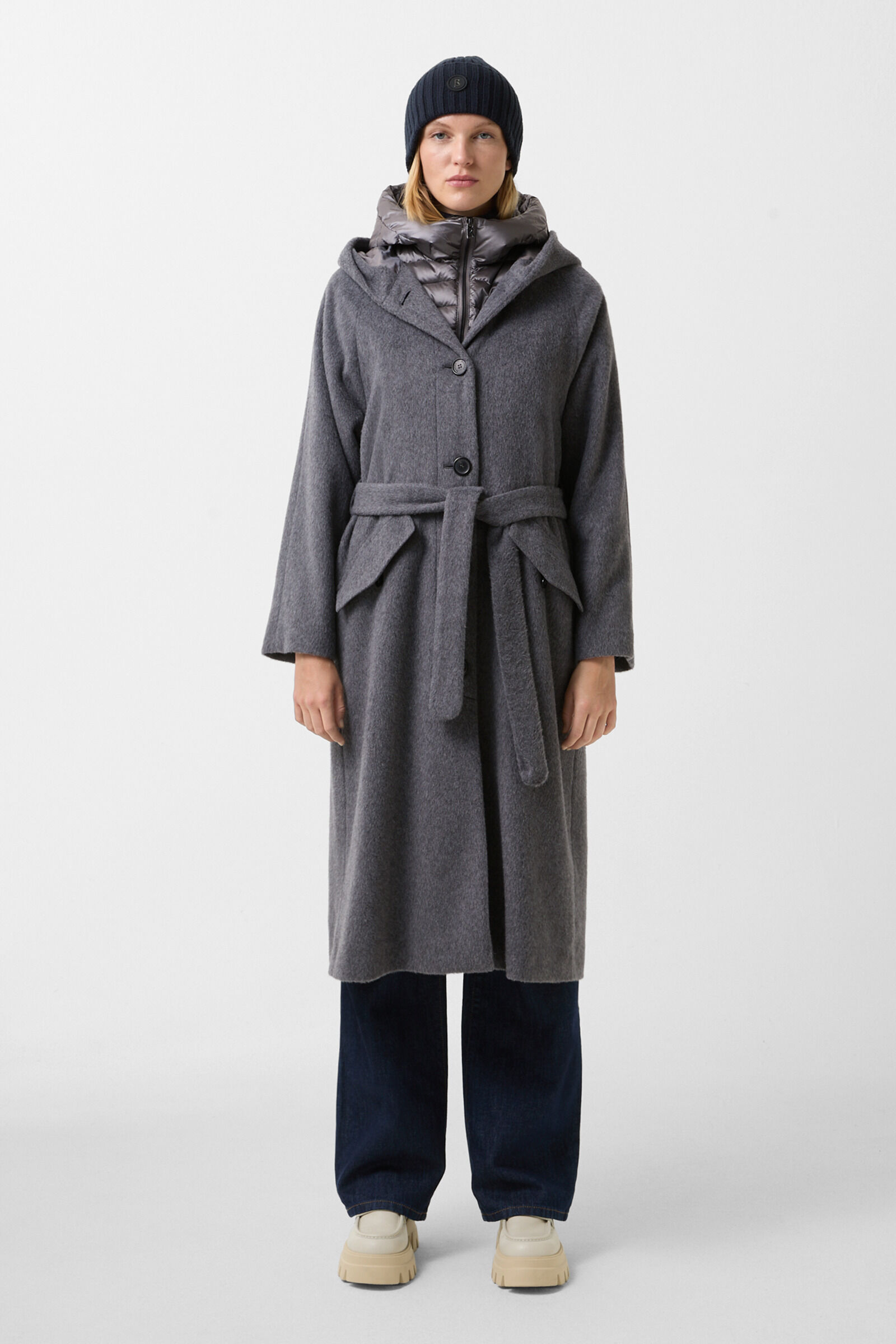 Runa wool coat Grey