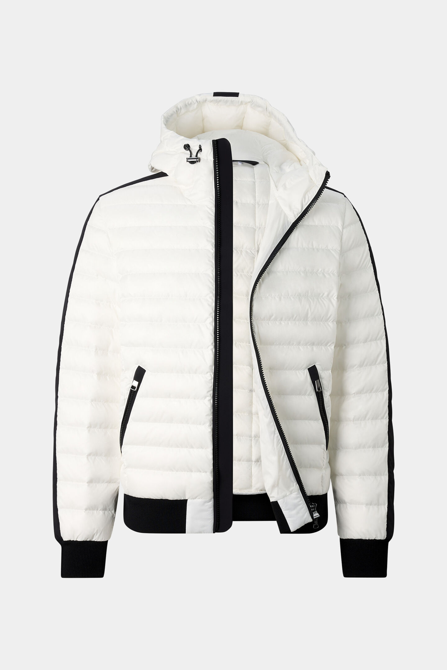 Midlayer-Jacke Bond Wei&szlig;/Schwarz
