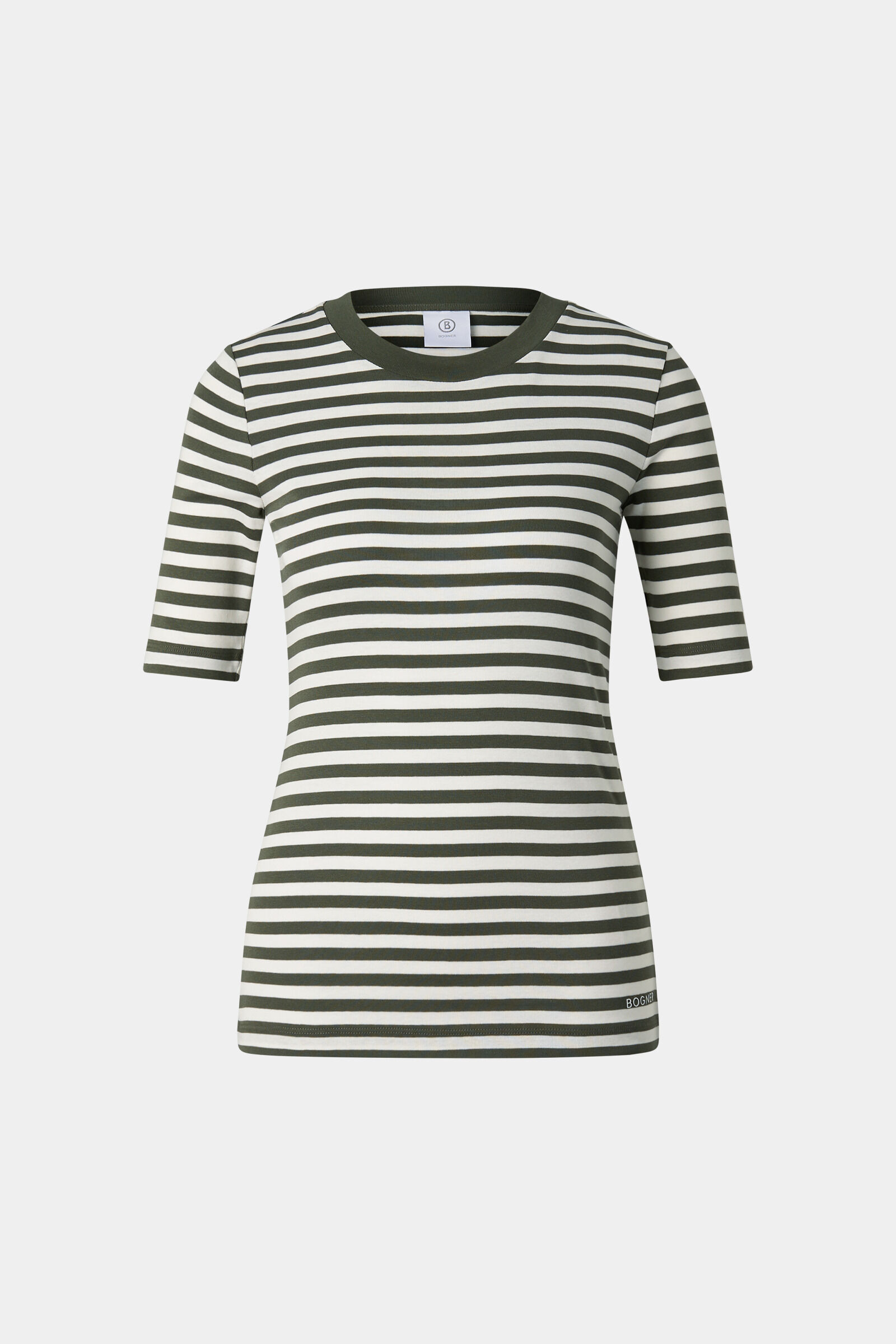 Nikini T-shirt Olive green/off-white