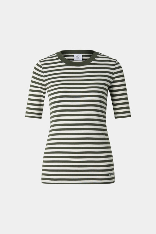 Nikini T-shirt Olive green/off-white