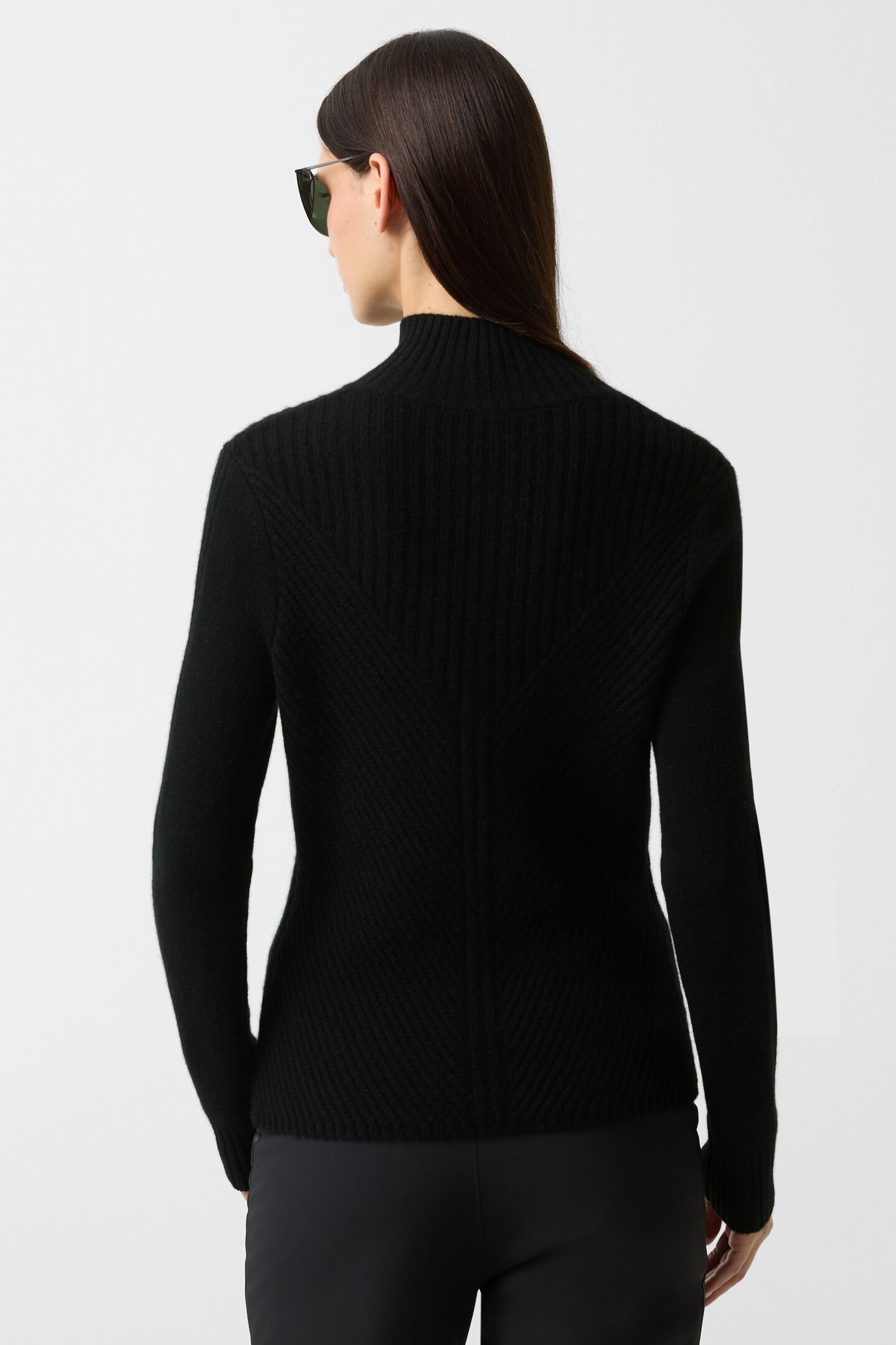 Shannon cashmere troyer Black