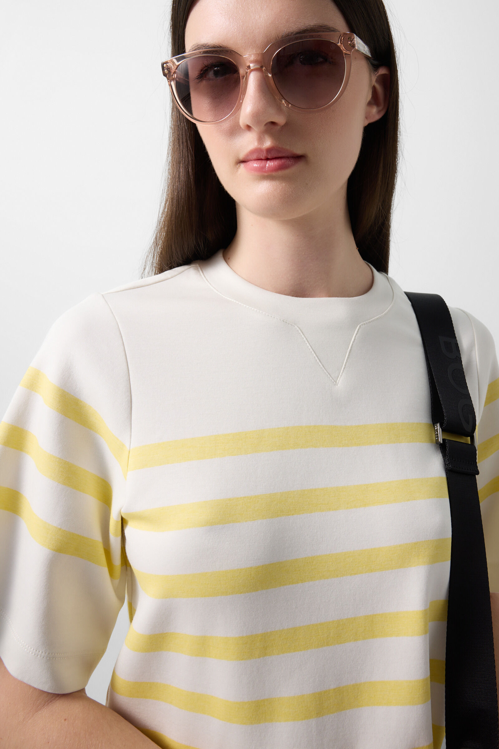 Shirt Stacey Off-white/yellow