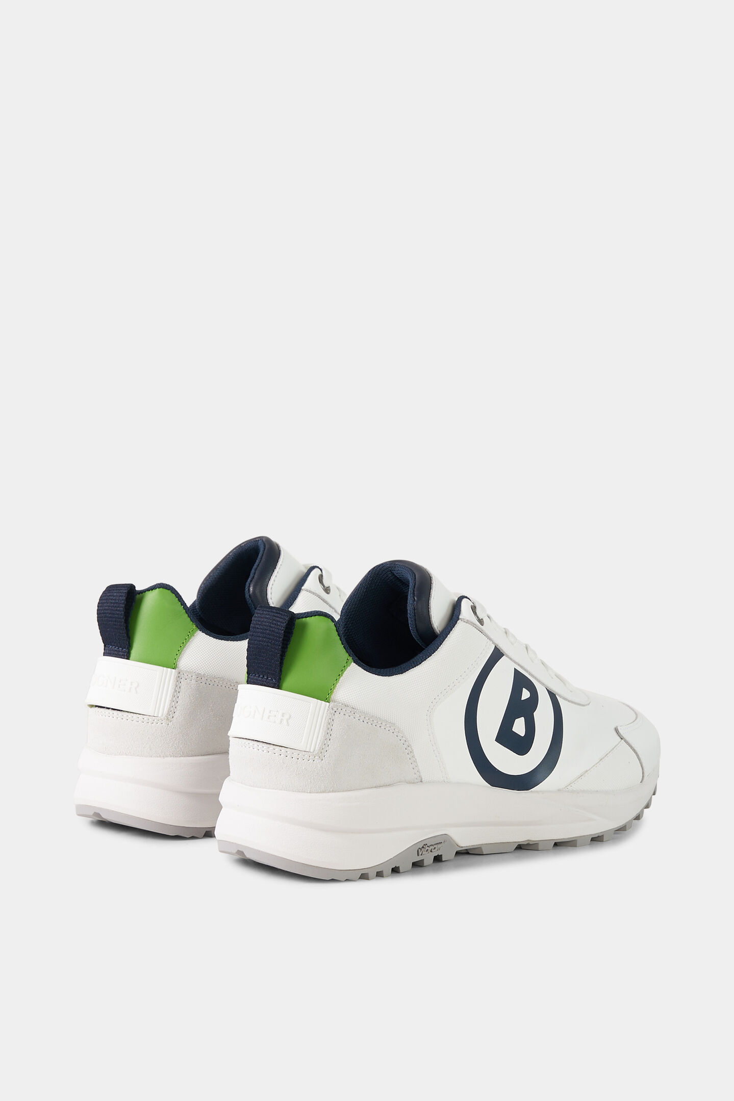 Golf Sneaker Wei&szlig;/Navy-Blau