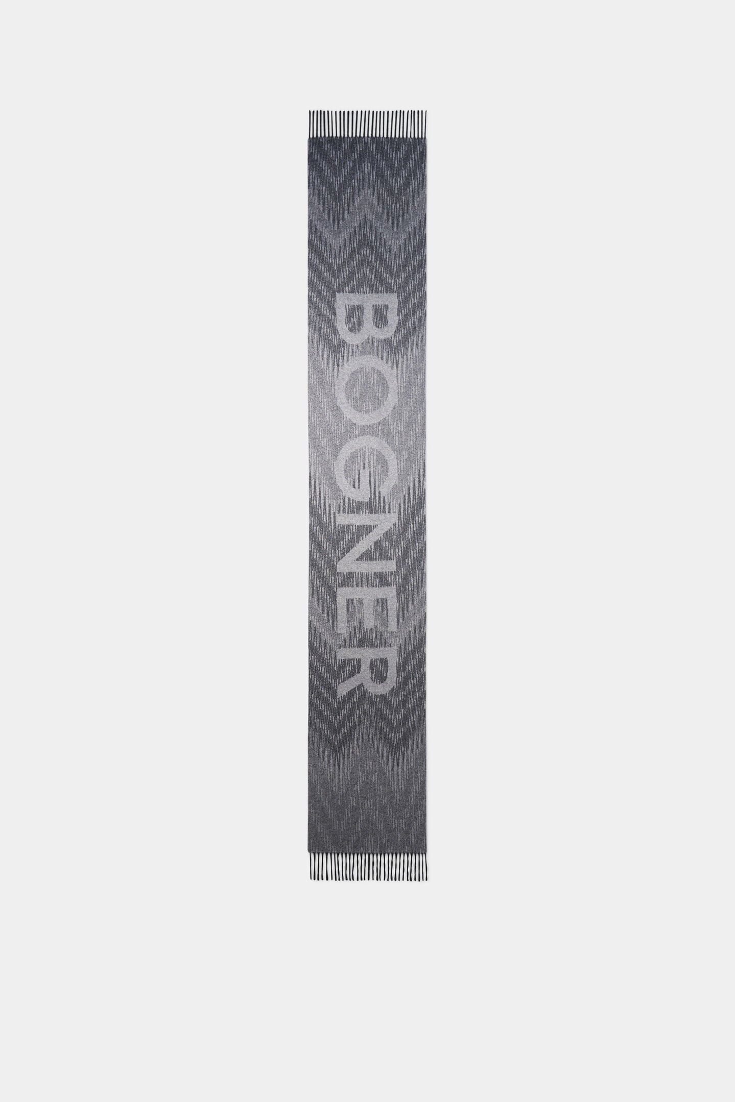 Wool scarf Anthracite/Light grey
