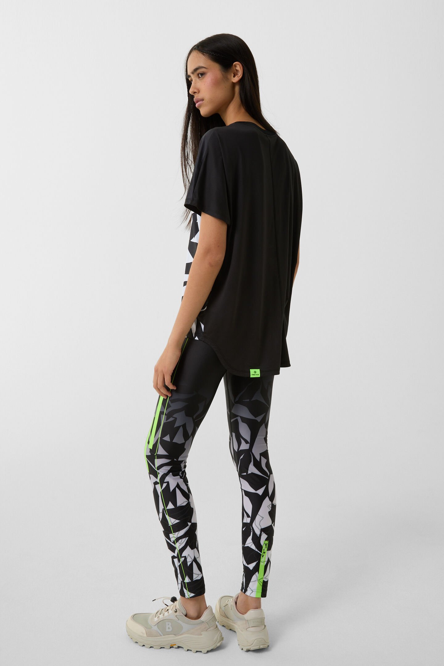 Dina functional shirt Black/white