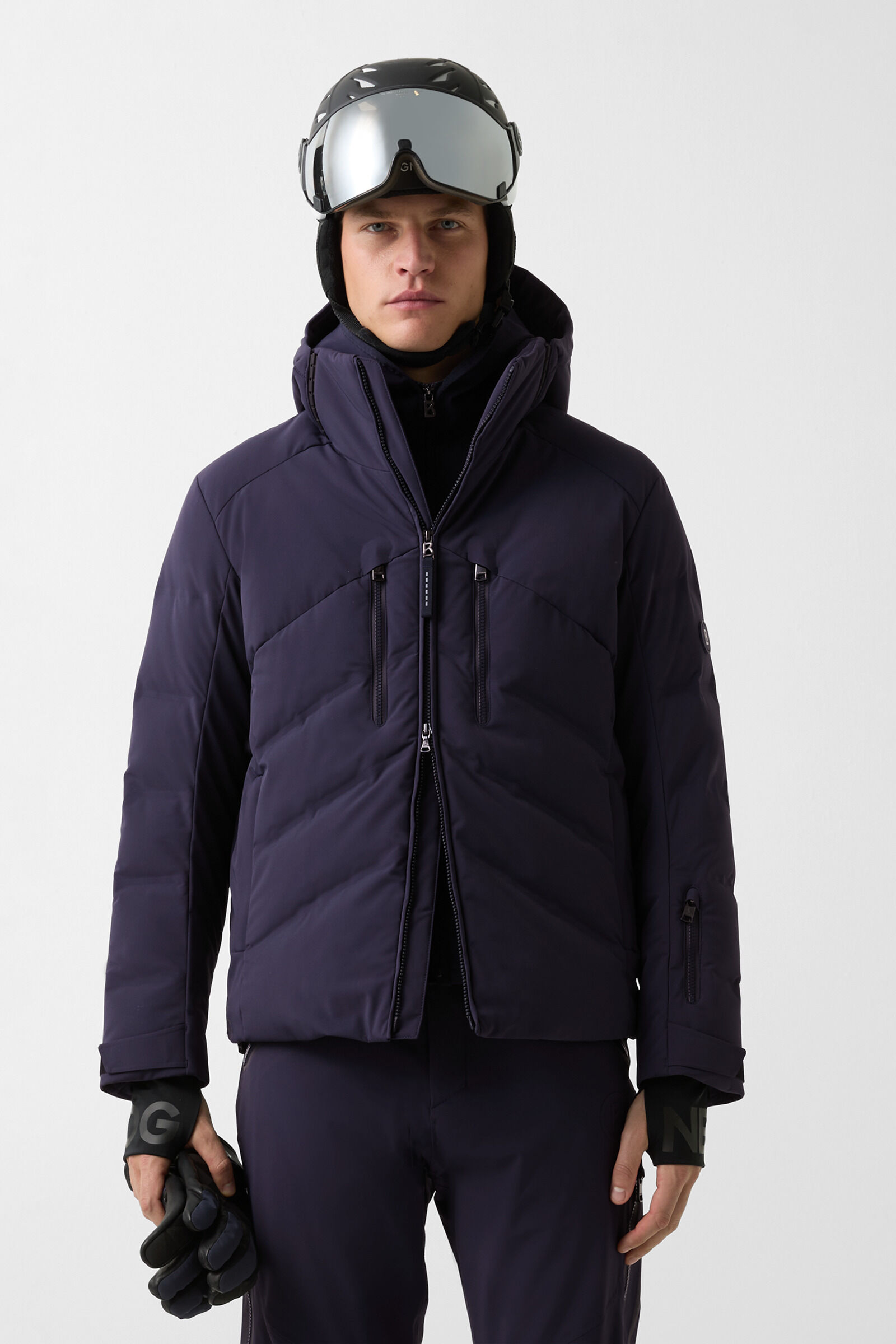Jervis down ski jacket Navy blue