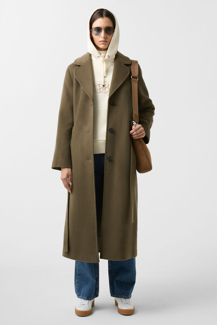 Viola Wool coat Olive green Viola Wool coat Olive green
