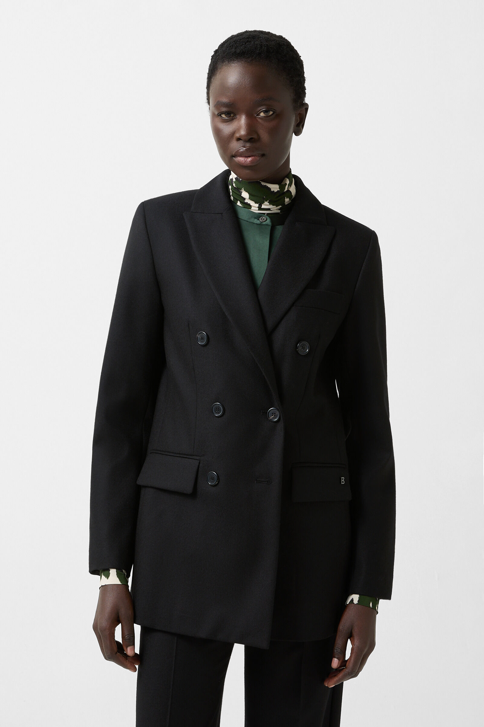 Virgin wool blazer Hillary Black