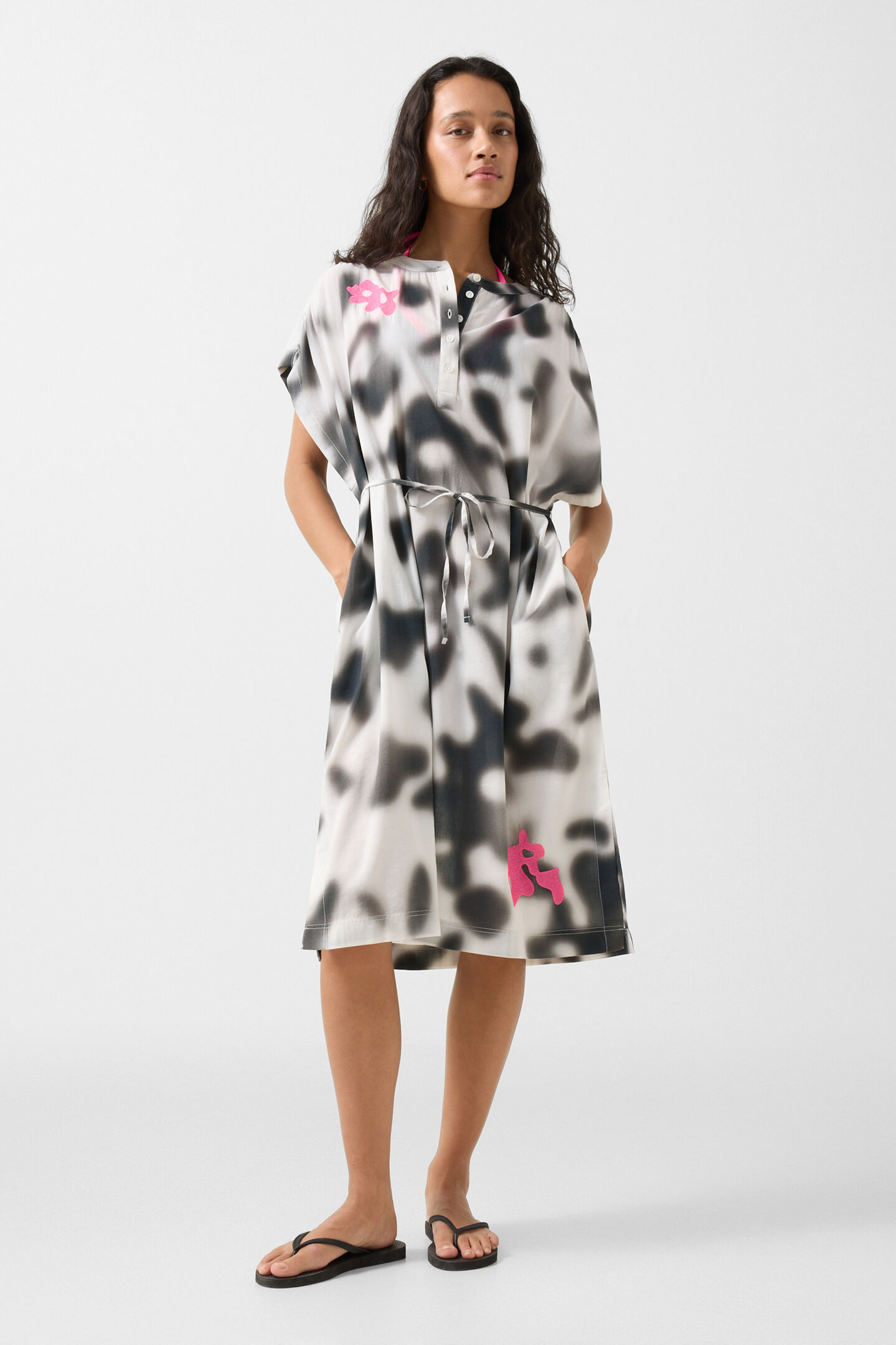 Kleid Tonia Schwarz/Wei&szlig;