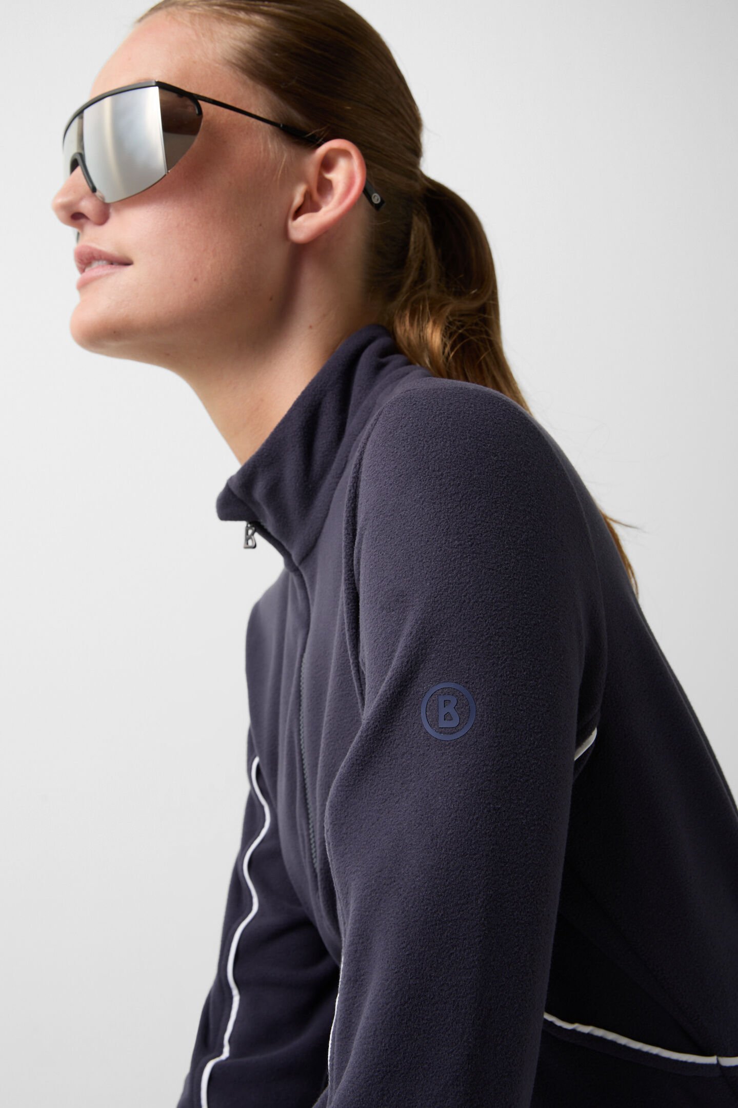 Fleece-First Layer Georgina Navy-Blau
