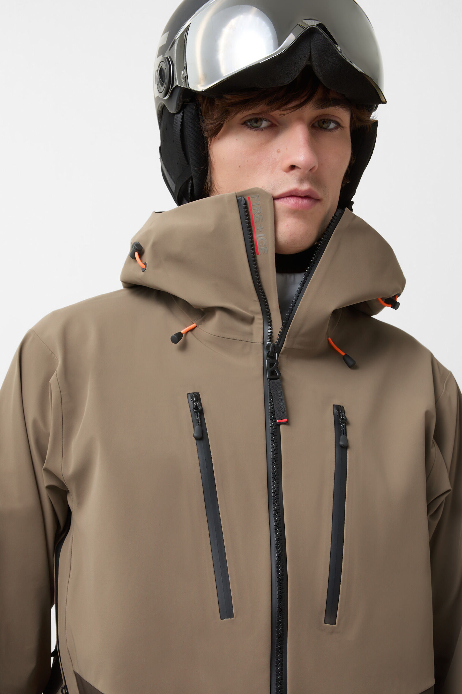 Softshell-Skijacke Piaro Karamell/Chocolate