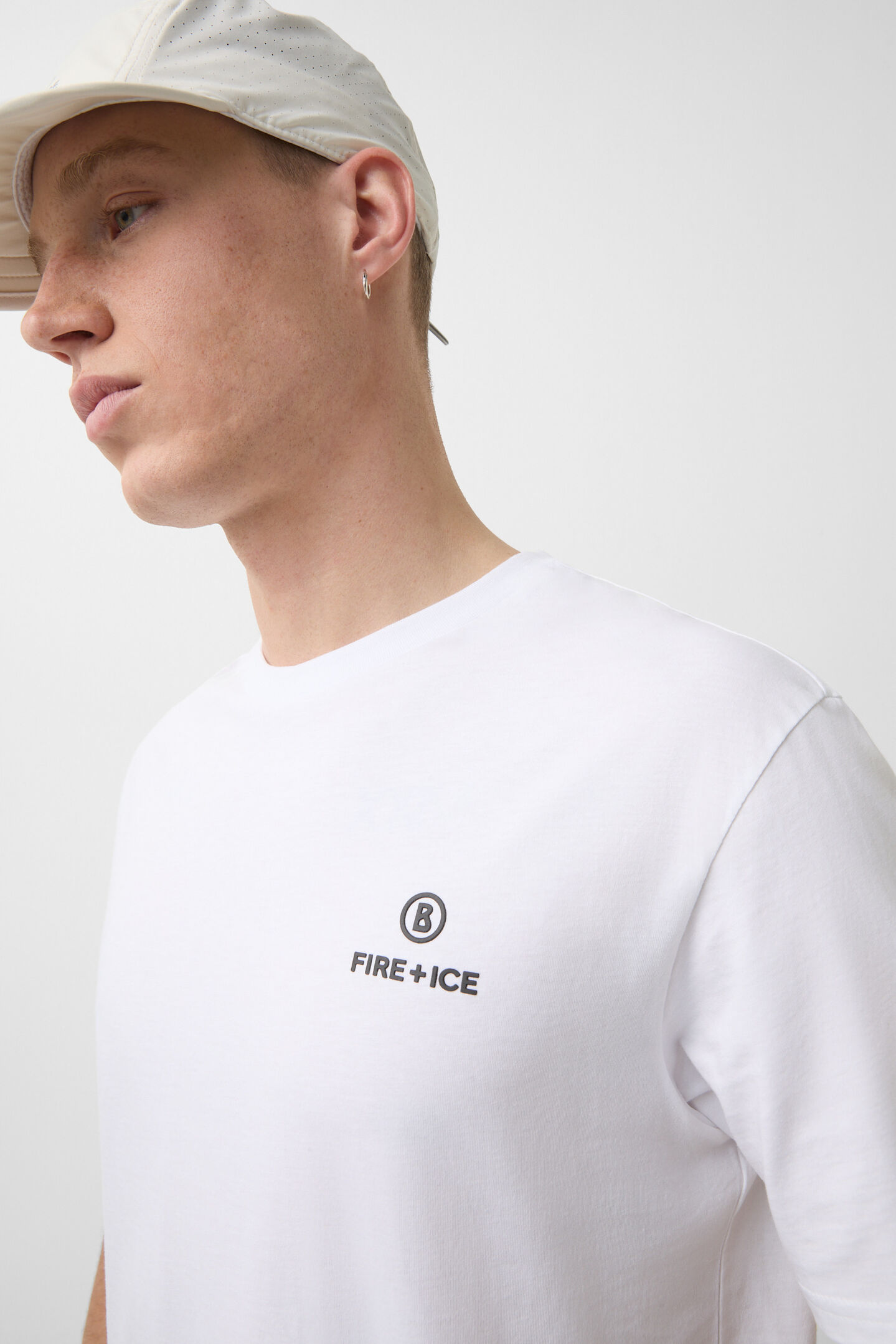 T-Shirt Mick Weiß/Schwarz