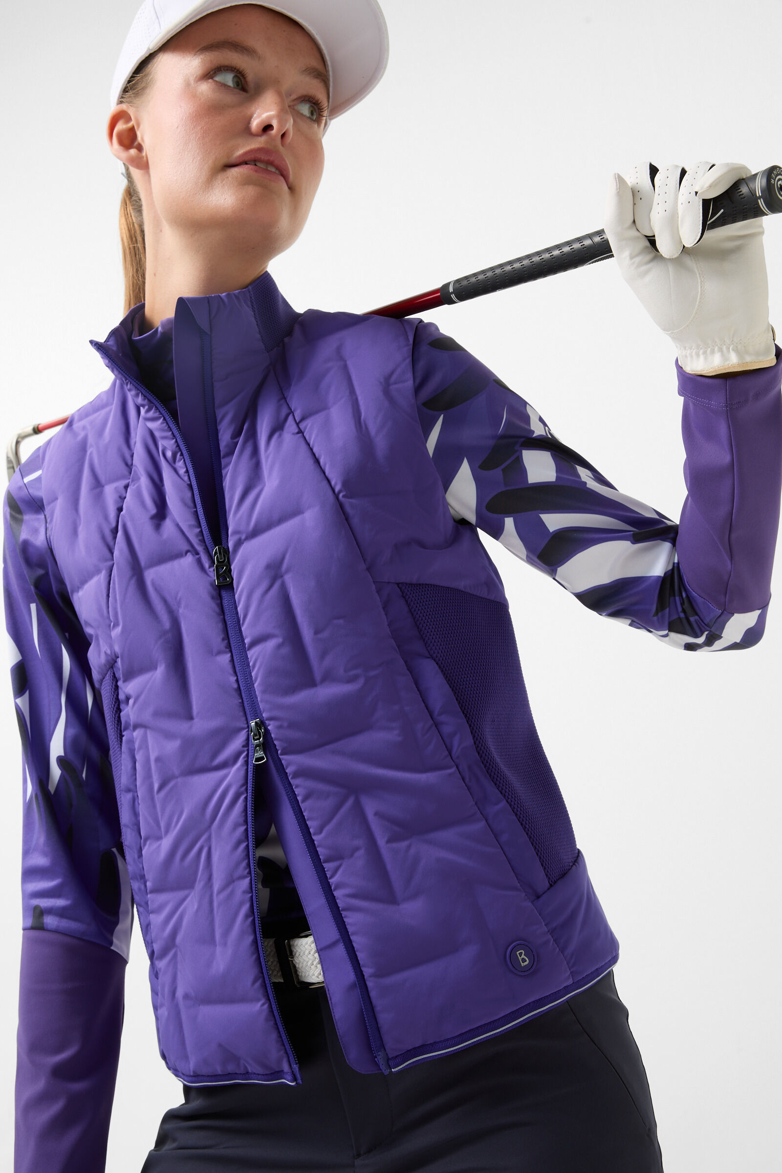 Sia lightweight down waistcoat Violet