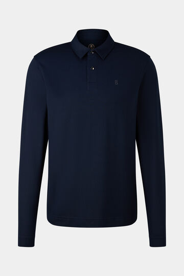 Timon polo long-sleeved top Navy blue Timon polo long-sleeved top Navy blue